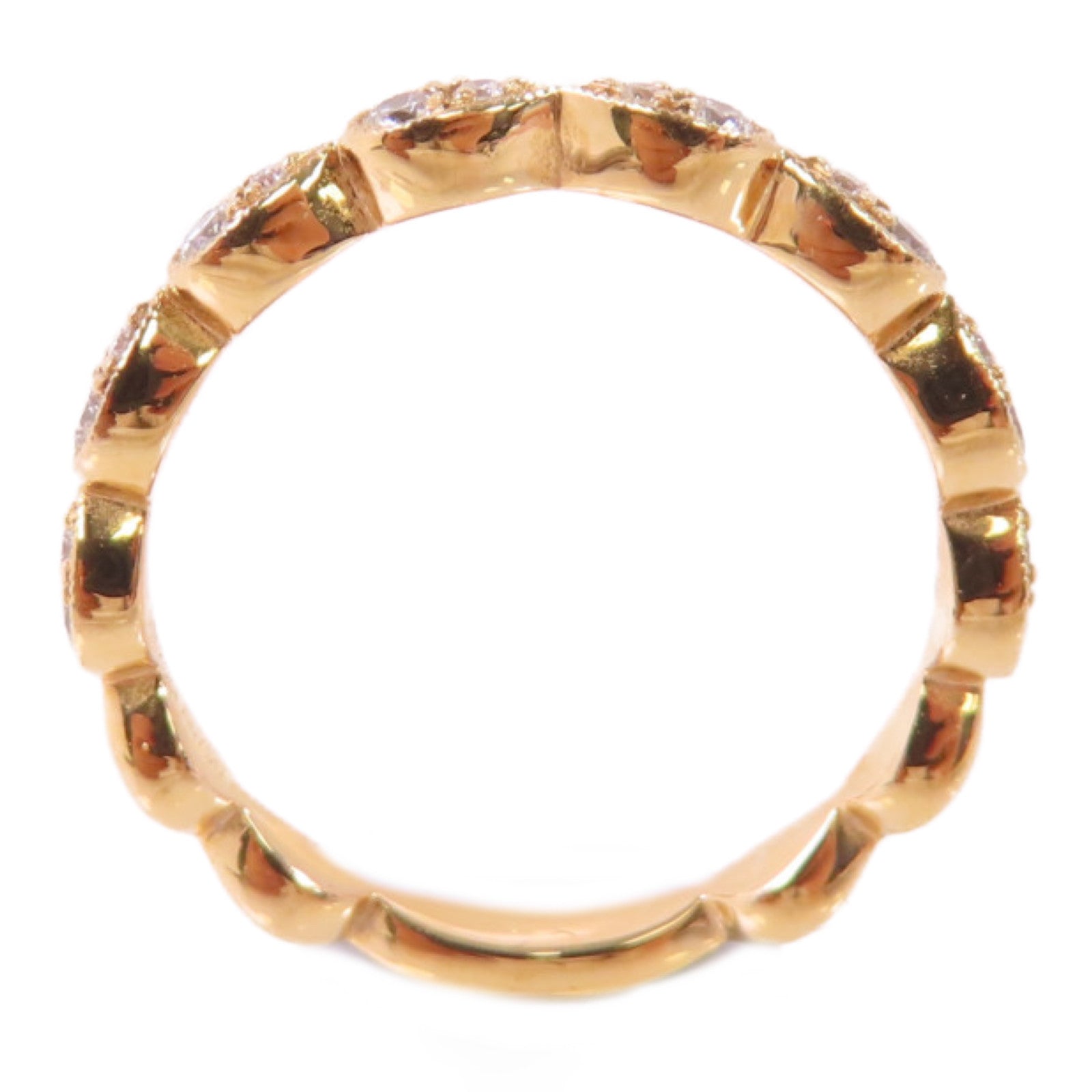 JEWELRY 18K玫瑰金/0.20ct鑽石Diamond Ring戒指US#6
