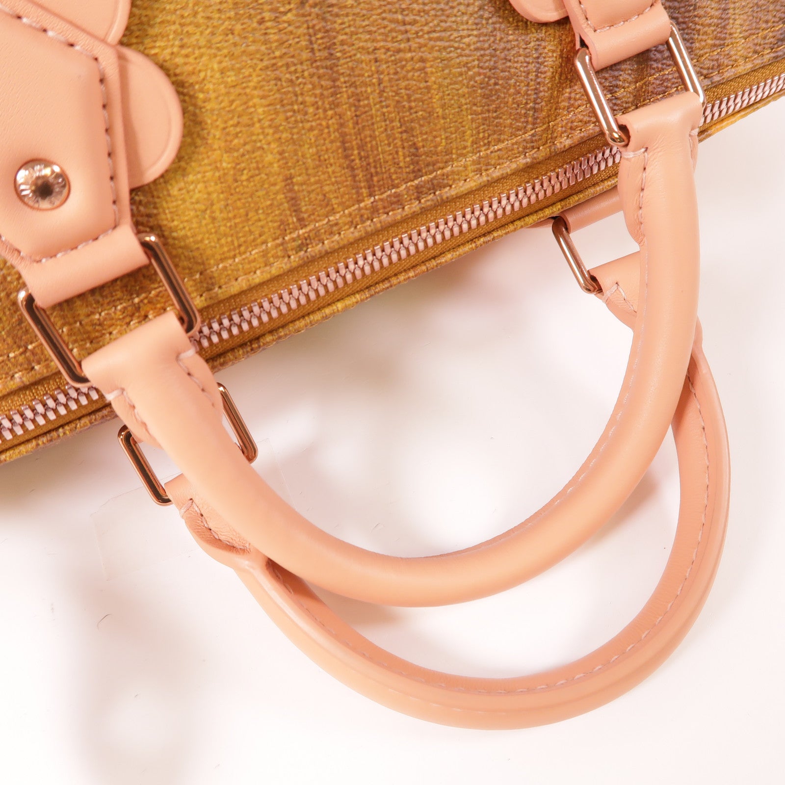 LOUIS VUITTON LV GHW Fragonard Speedy 30 Handbag M43307 Calfskin/Coated Canvas