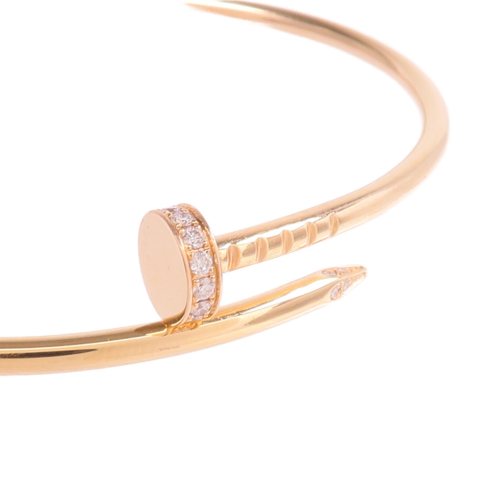 CARTIER 18K玫瑰金Juste un Clou Small Model鑽石手鐲