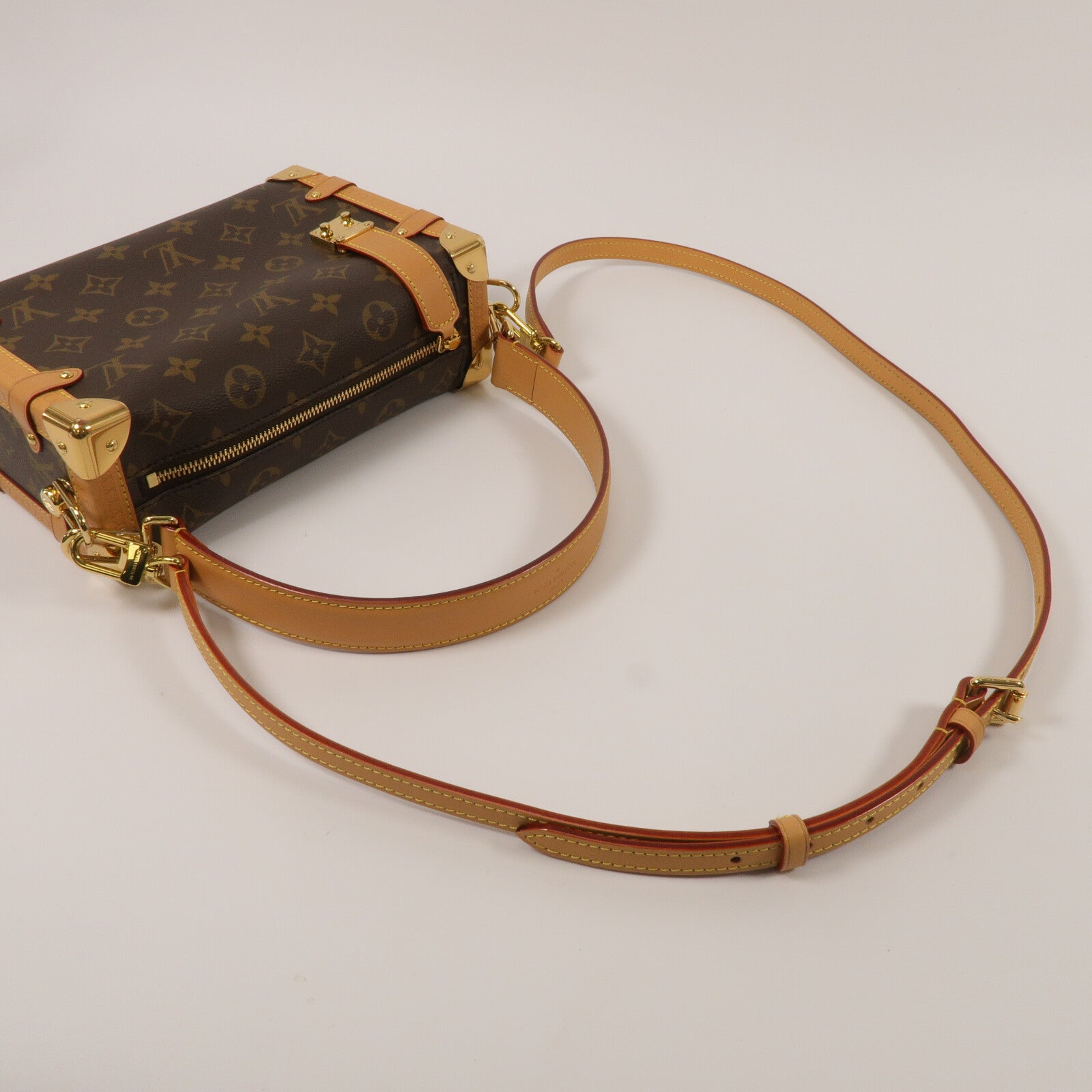 LOUIS VUITTON Monogram Side Trunk手挽肩背兩用袋
