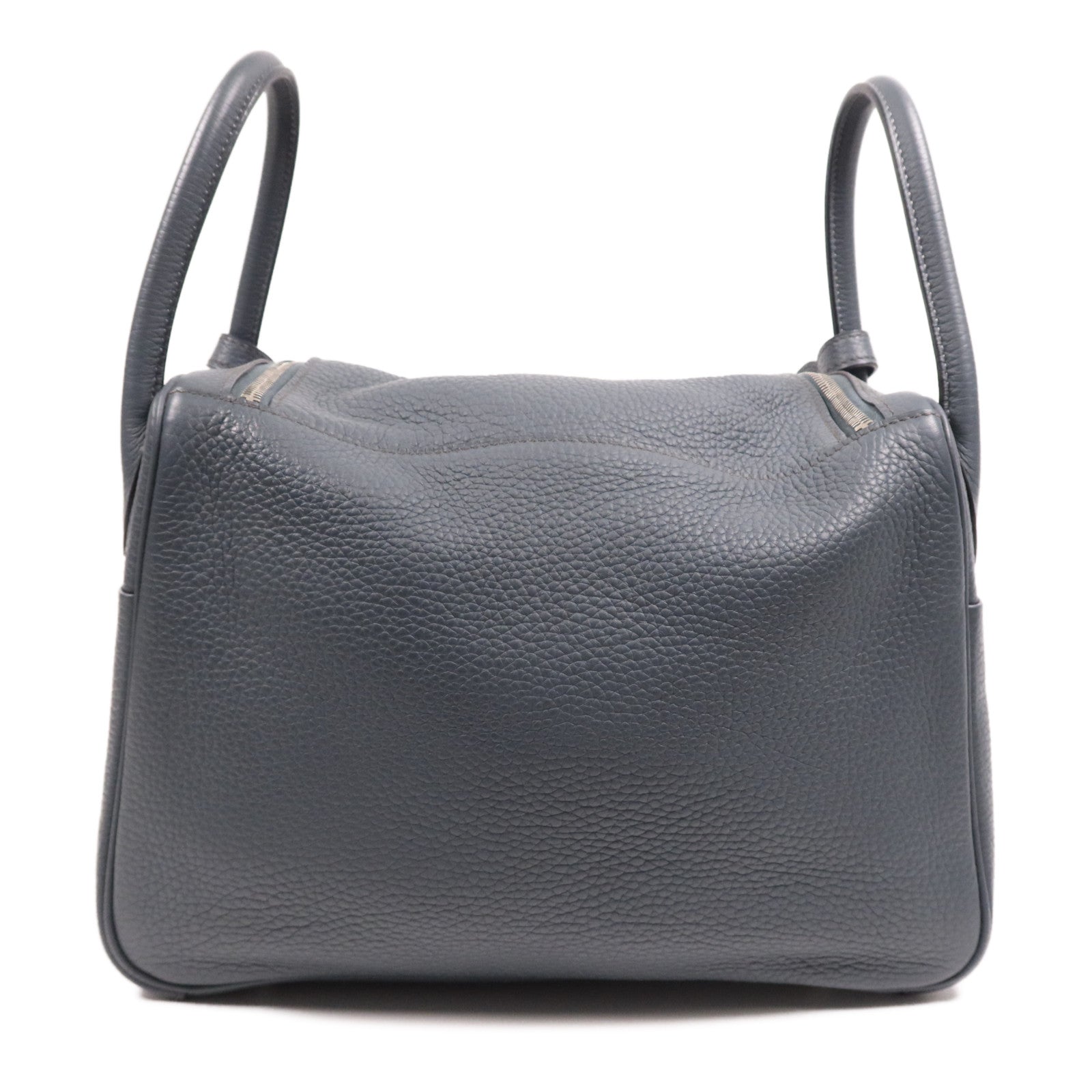 HERMES Clemence皮革Lindy 30銀扣手挽肩背兩用袋