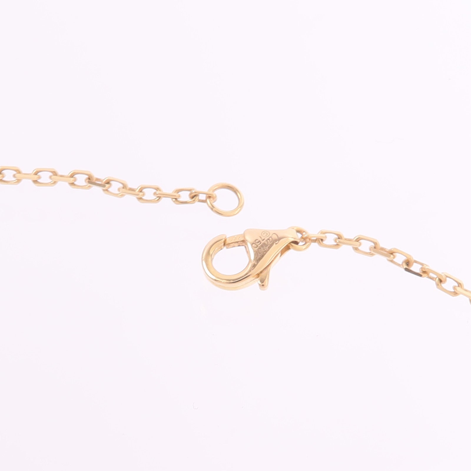 CARTIER 18K黃金/白金/玫瑰金Trinity Diamond Necklace鑽石項鍊
