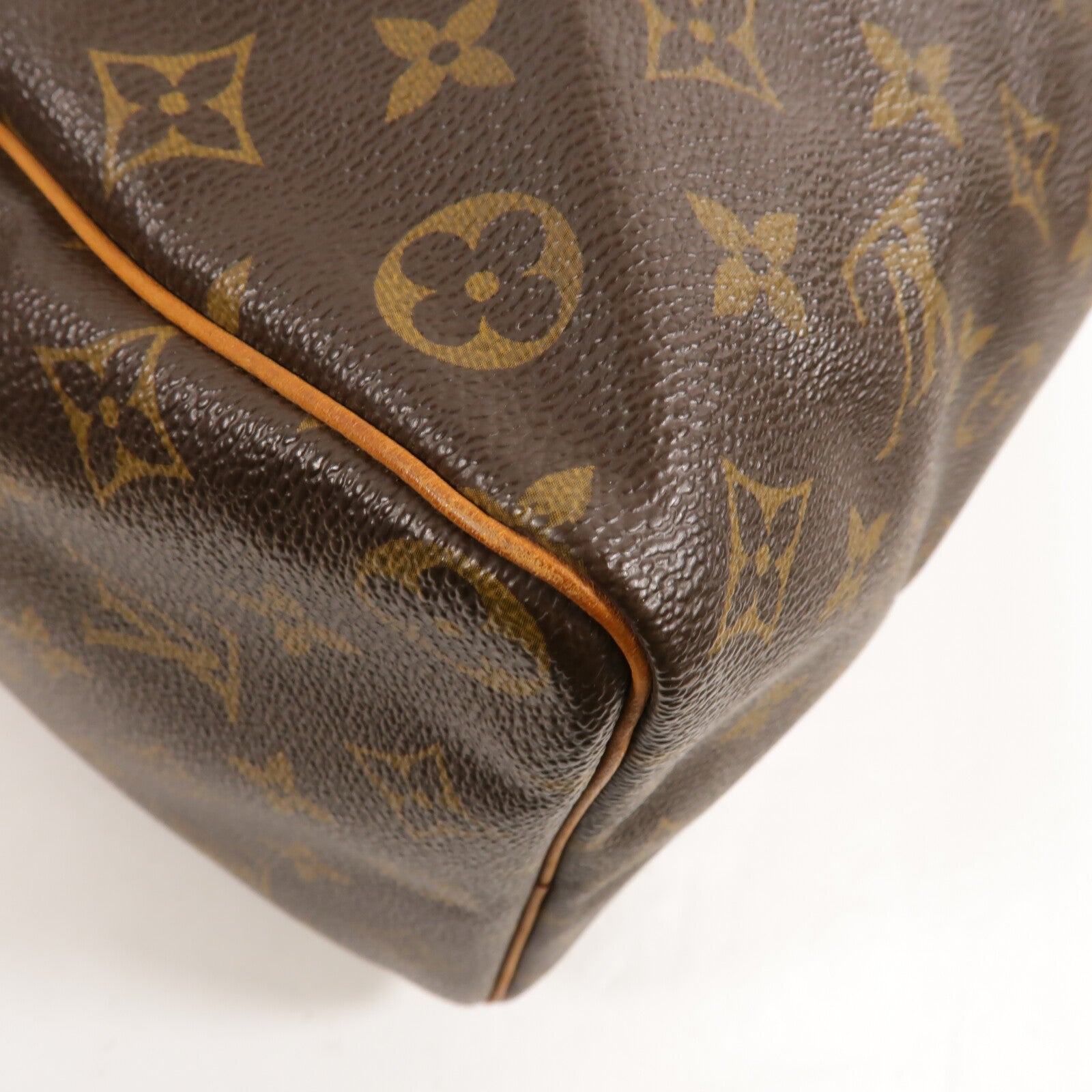 LOUIS VUITTON Monogram Speedy 35金扣手挽袋