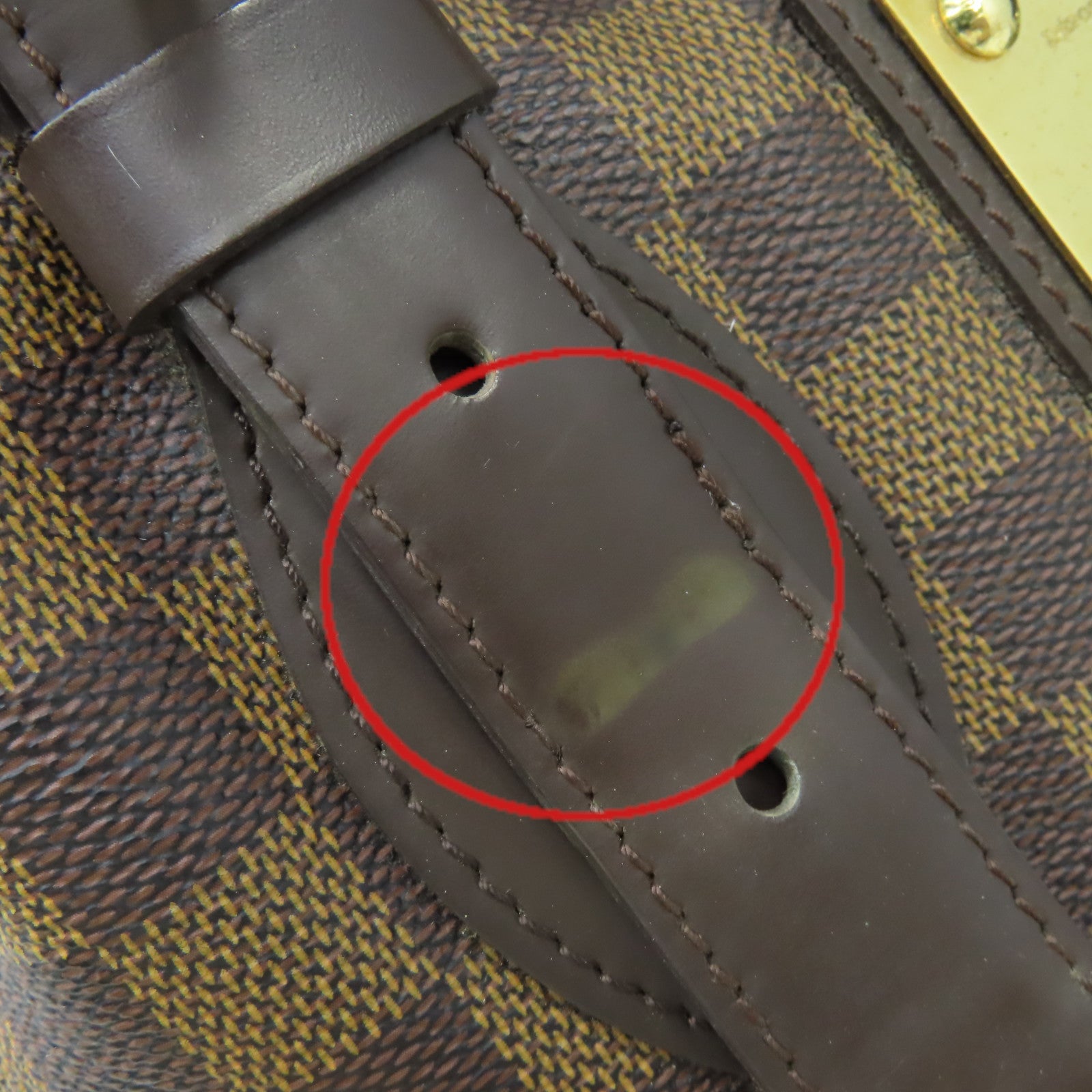 LOUIS VUITTON Damier Hampstead MM Tote Bag肩背袋啡色