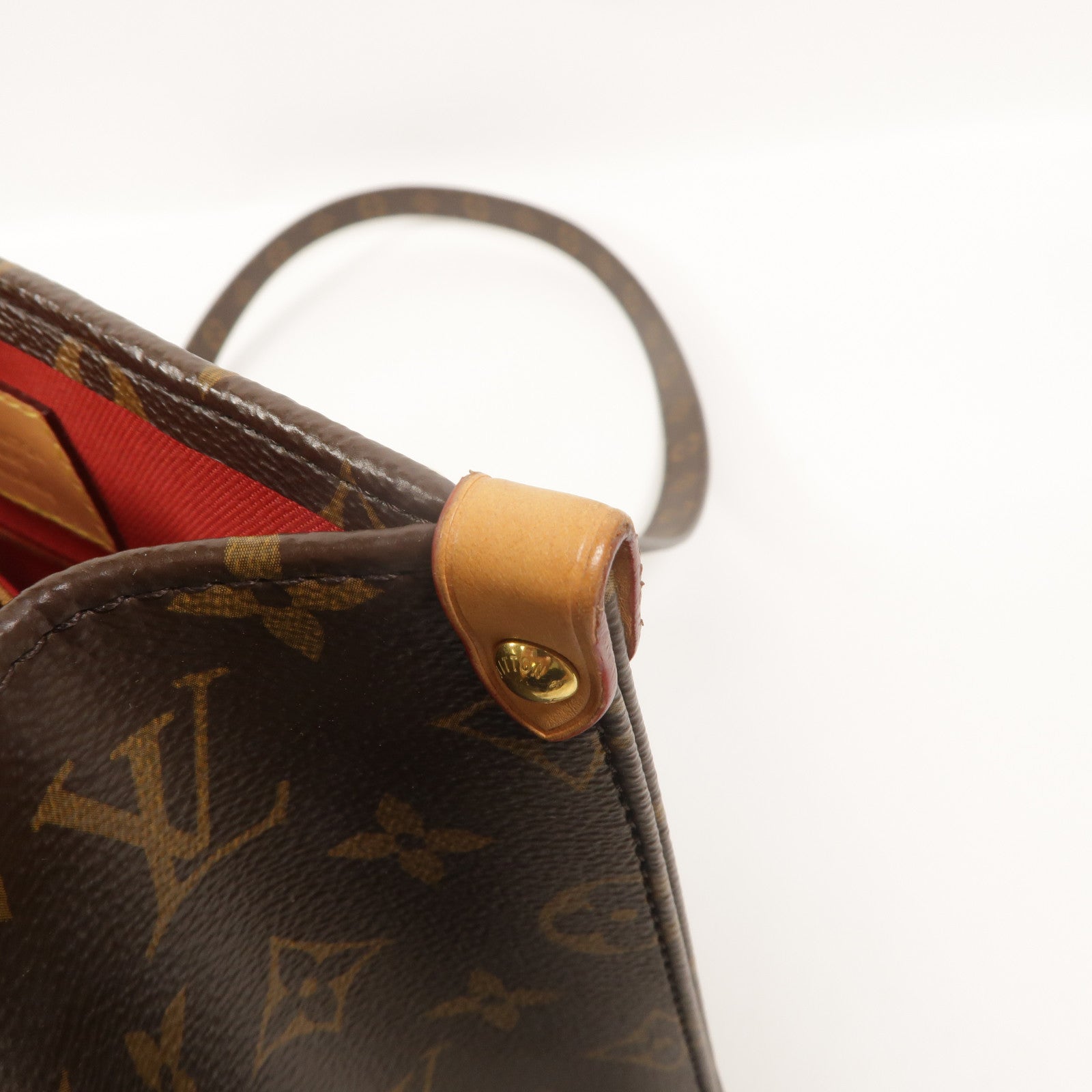 LOUIS VUITTON Monogram Sac Plat BB金扣手挽肩背兩用袋