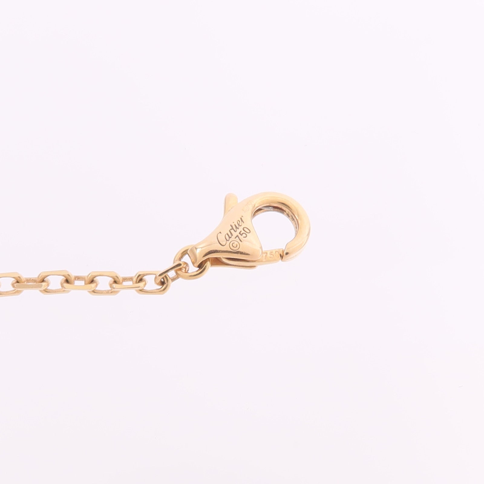 CARTIER 18K黃金/白金/玫瑰金Trinity Diamond Necklace鑽石項鍊