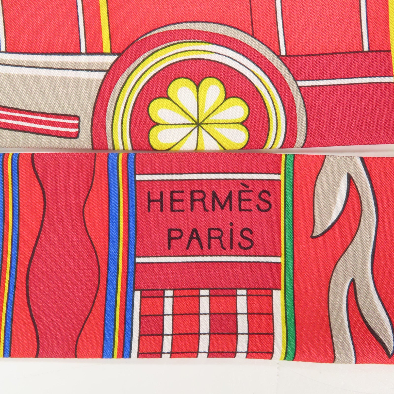 HERMES 【激減優惠】絲質Twilly絲巾