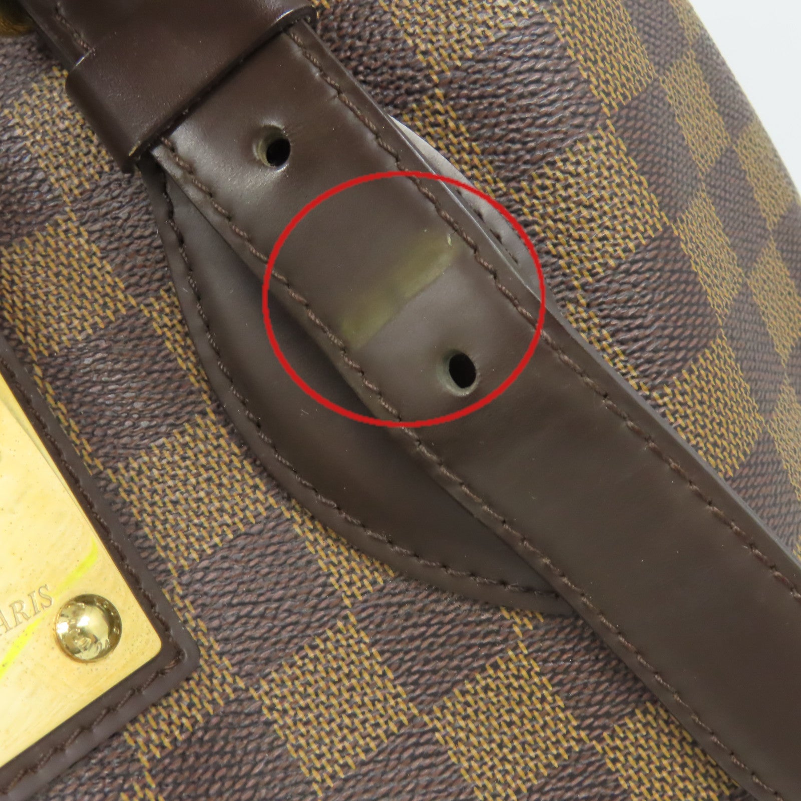 LOUIS VUITTON Damier Hampstead MM Tote Bag肩背袋啡色