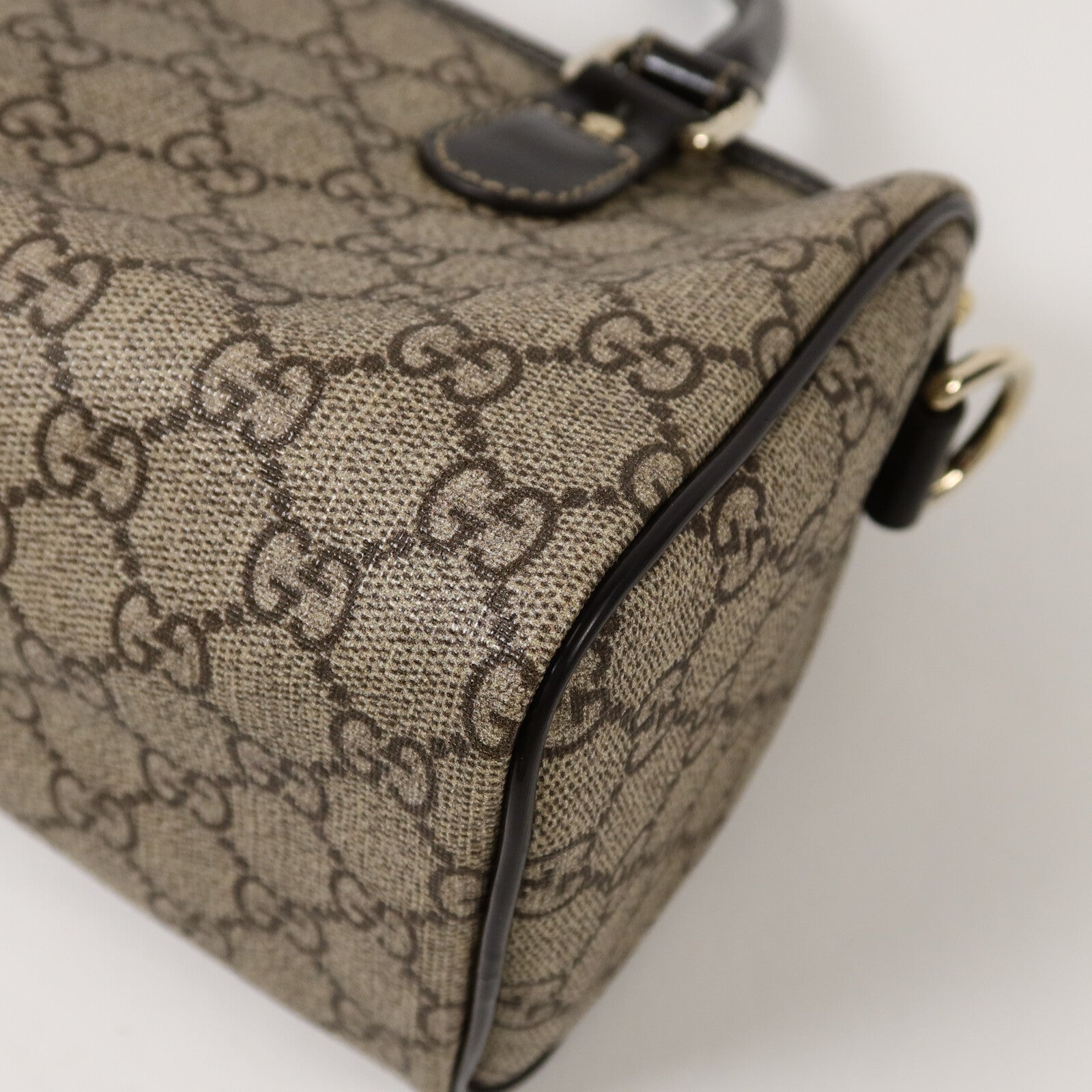GUCCI 塗層帆布Heart Tattoo Boston Bag Small手挽袋