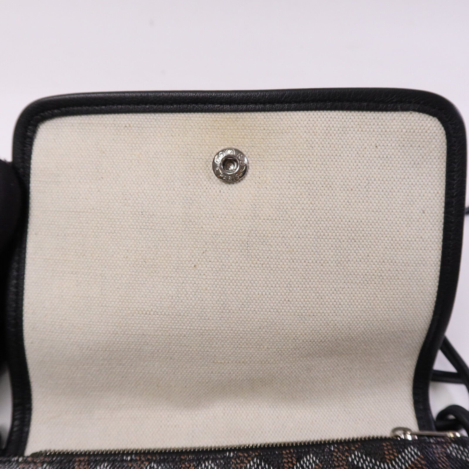 GOYARD 塗層帆布Plumet Shoulder Bag銀扣肩背袋