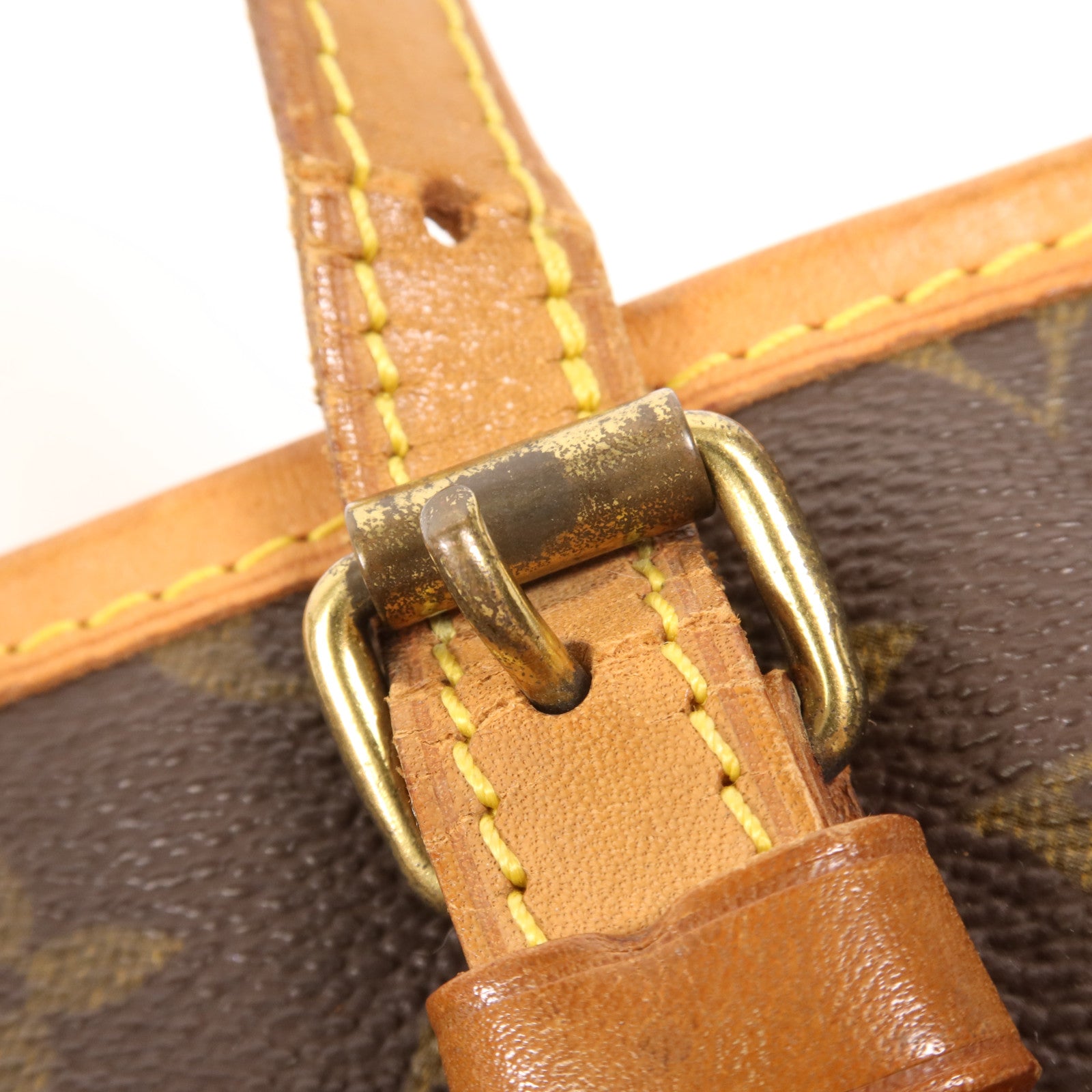 LOUIS VUITTON Monogram Bucket PM金扣手挽袋