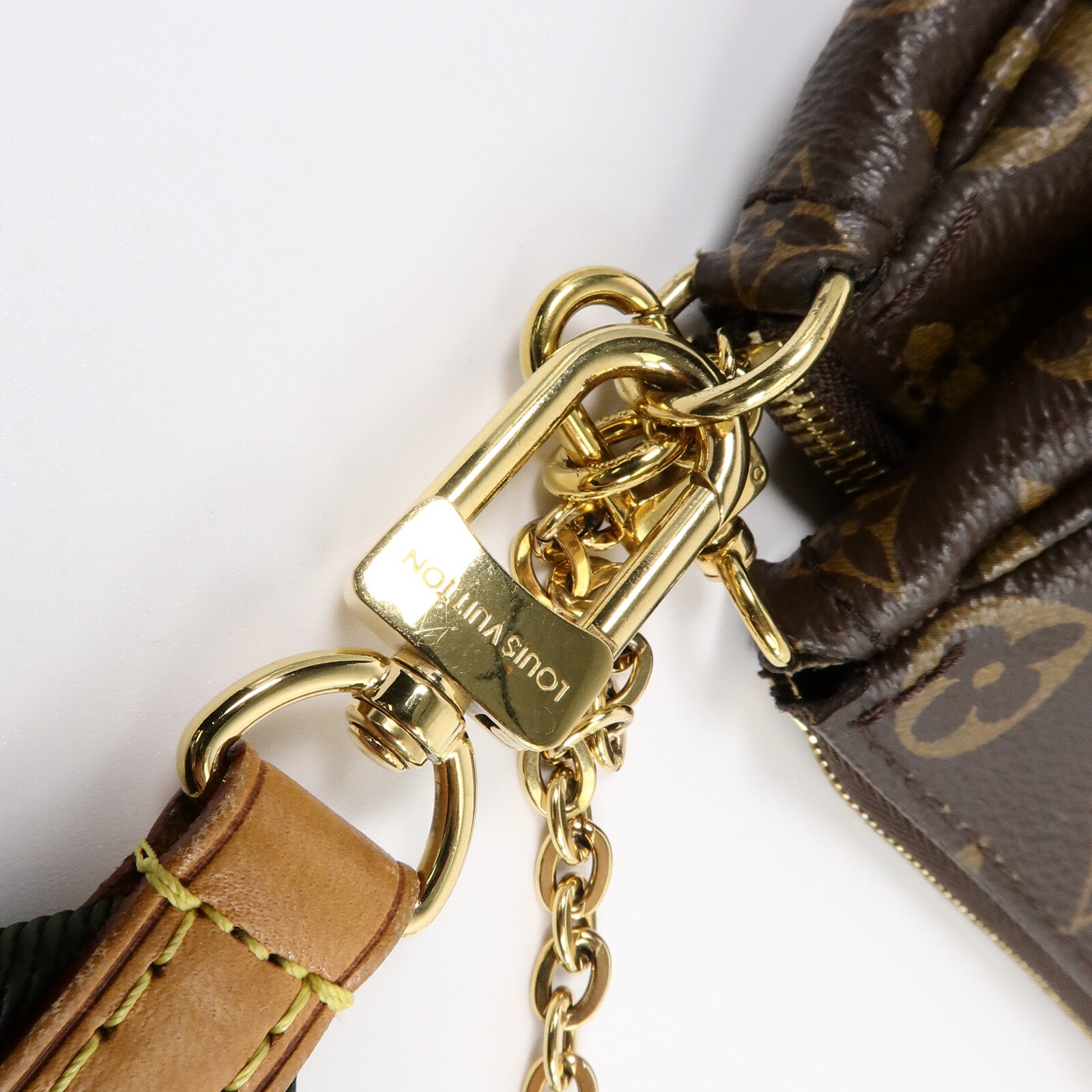LOUIS VUITTON Monogram Multi Pochette Accessoires金扣肩背袋