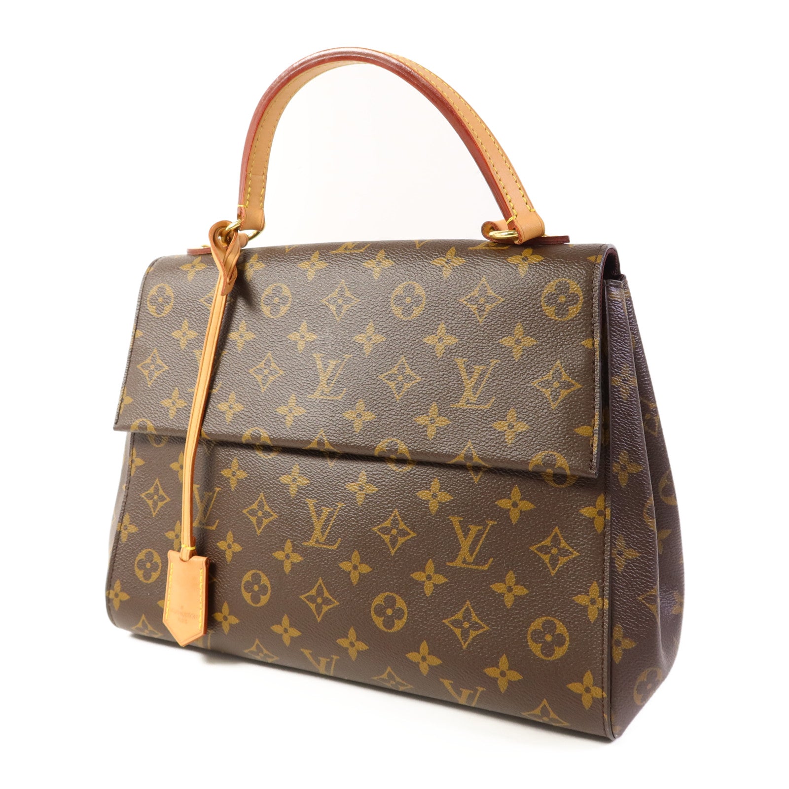 LOUIS VUITTON Monogram Cluny MM金扣手挽肩背兩用袋