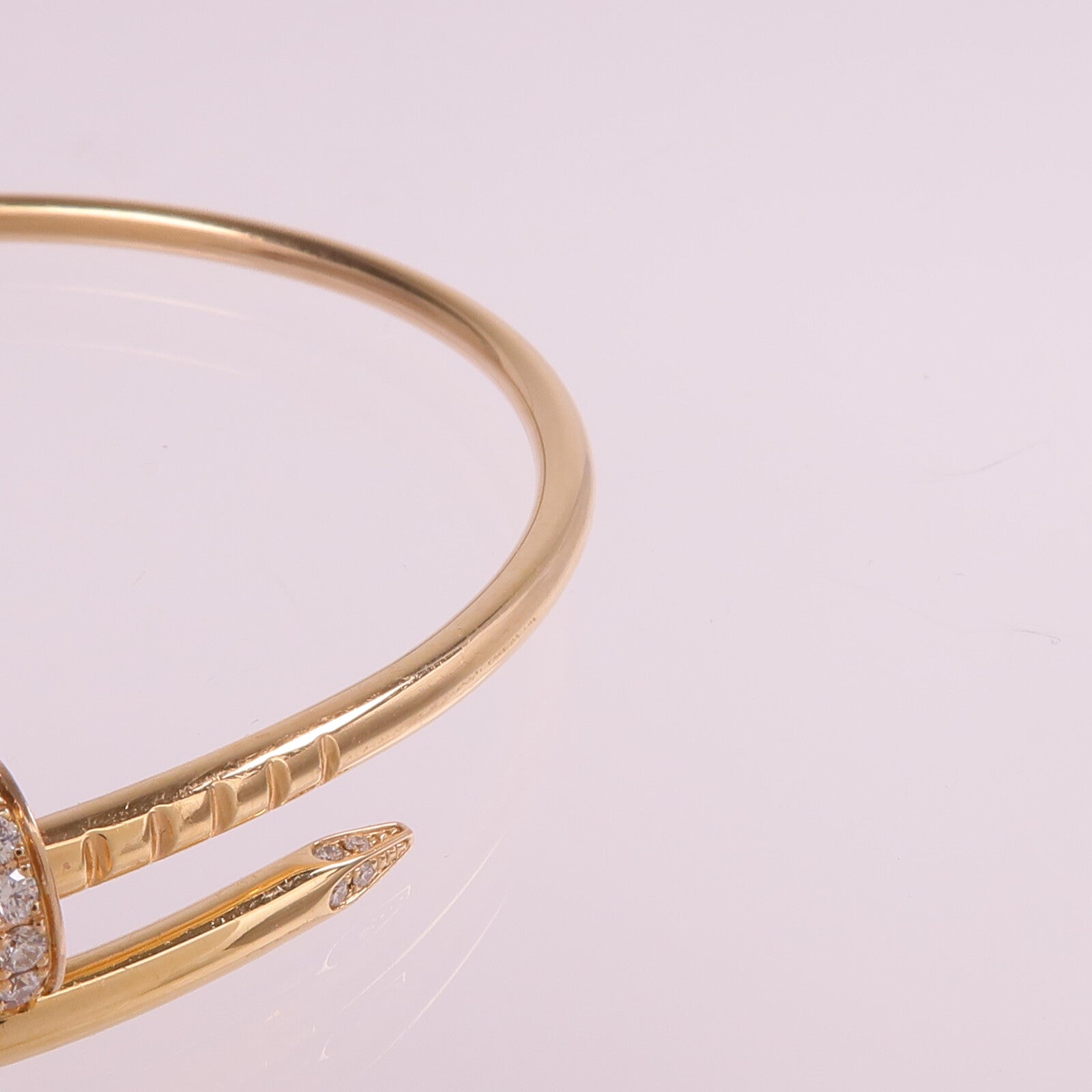 CARTIER 18K玫瑰金Juste un Clou Small Model鑽石手鐲