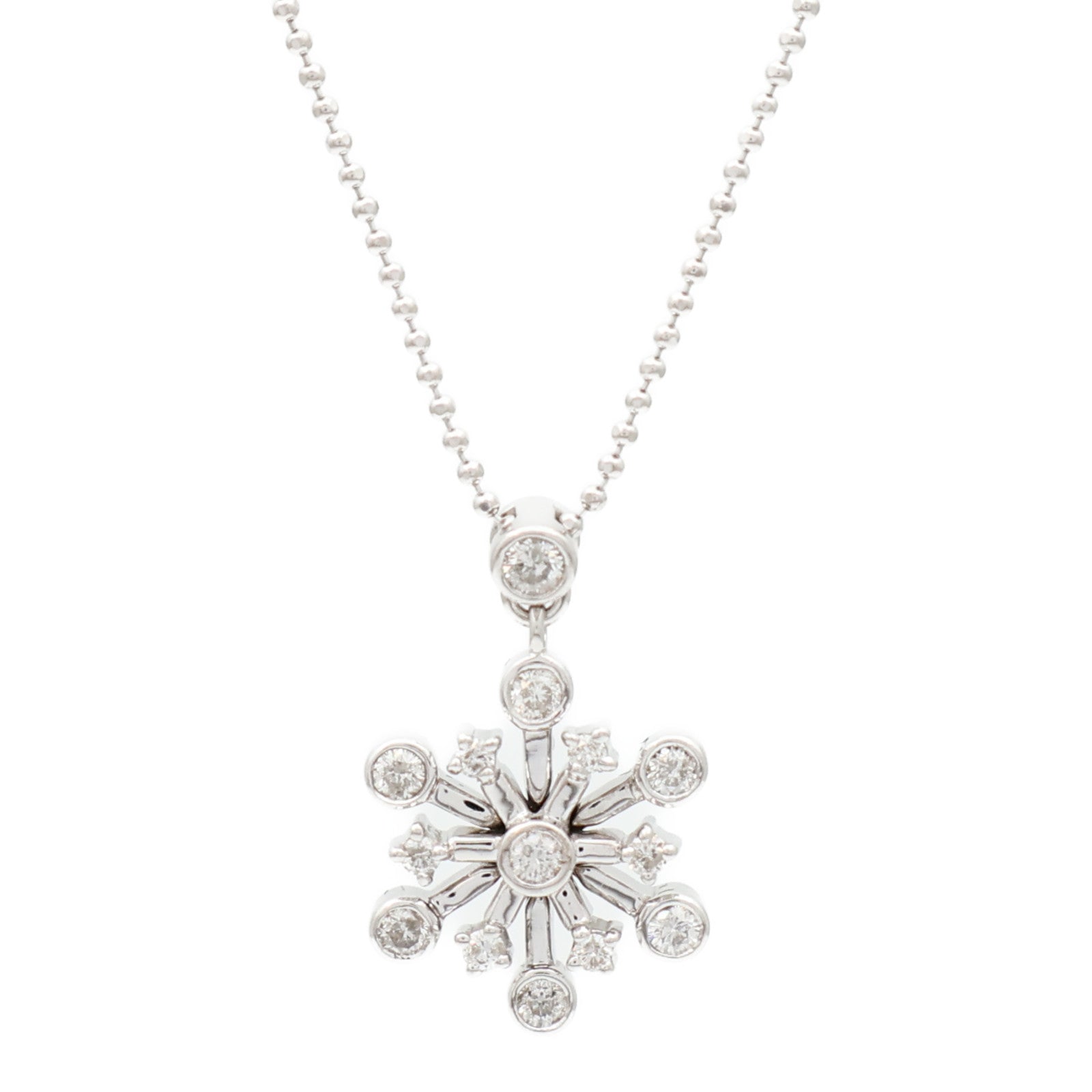 JEWELRY 18K白金Diamond Necklace鑽石項鍊