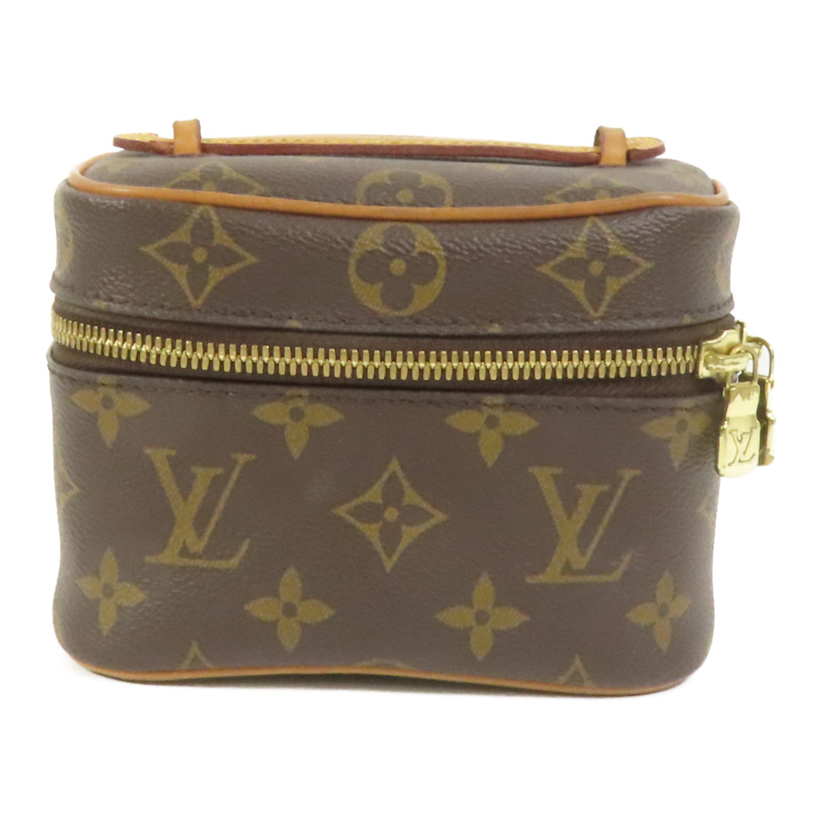 LOUIS VUITTON Monogram Nice Nano金扣化妝袋