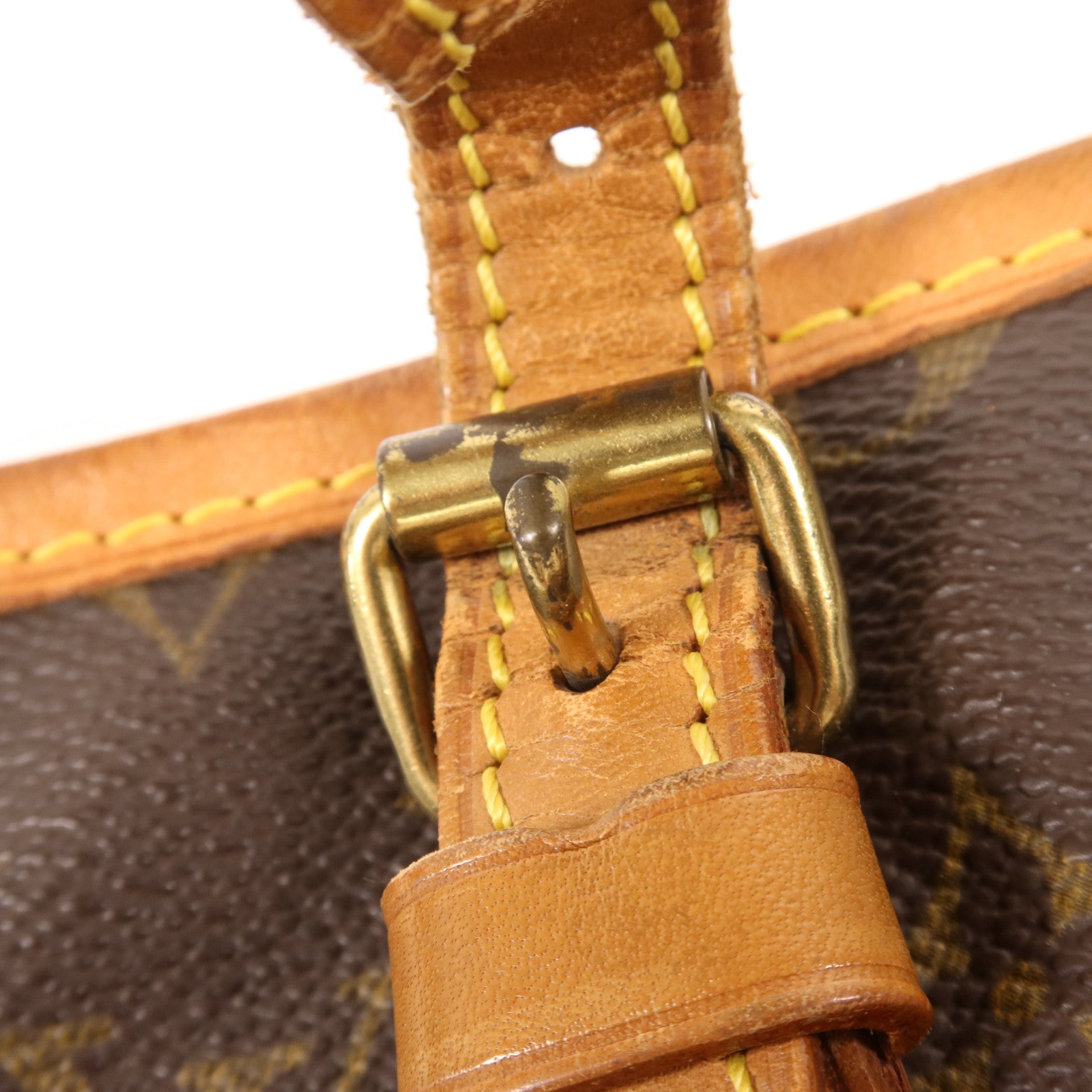 LOUIS VUITTON Monogram Bucket PM金扣手挽袋