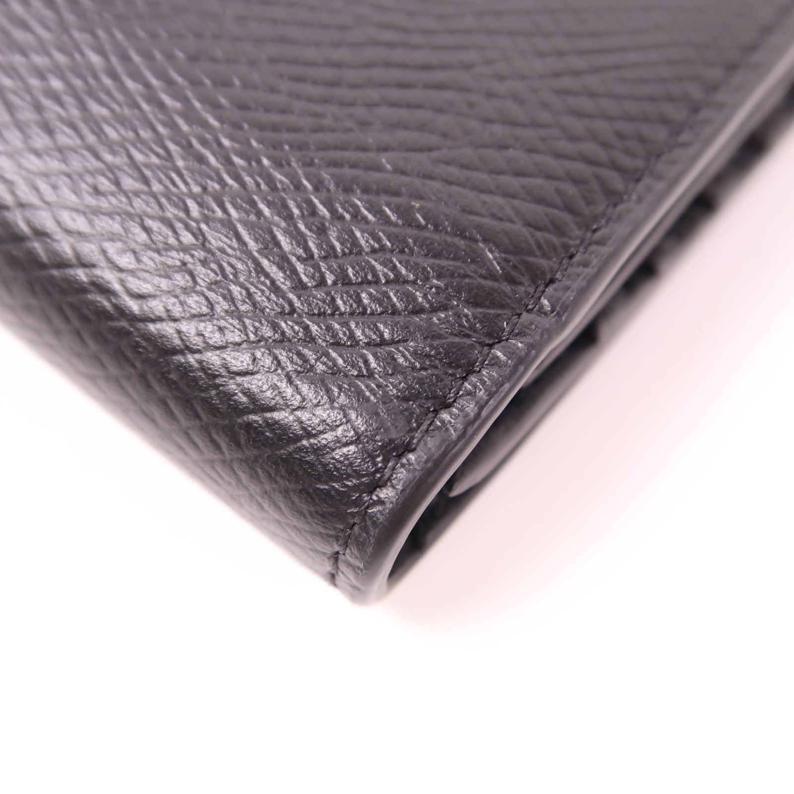 CELINE 牛皮皮革Strap Large Wallet金扣長錢包