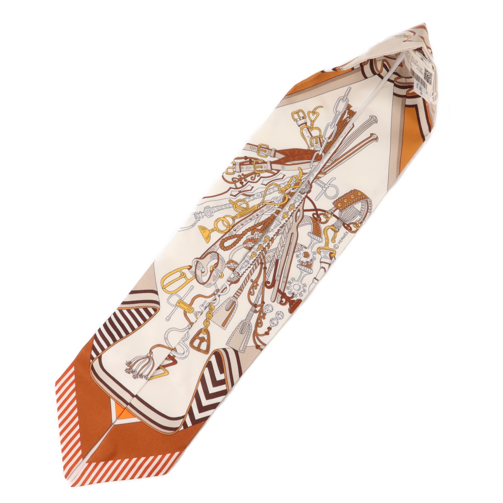 HERMES 絲質Twilly絲巾