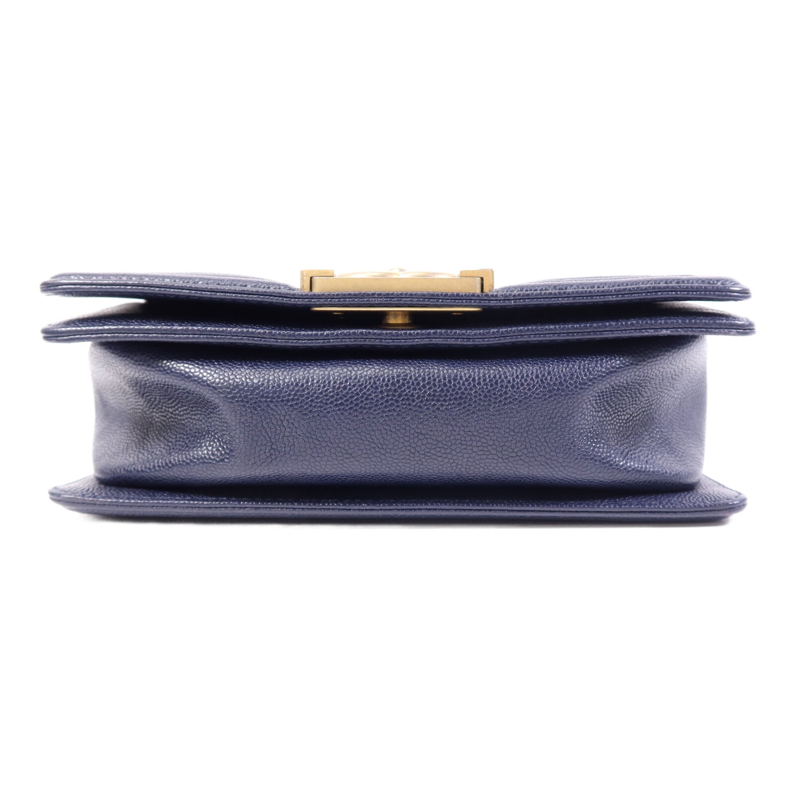 CHANEL 牛皮皮革Boy 20金扣鏈帶肩背袋