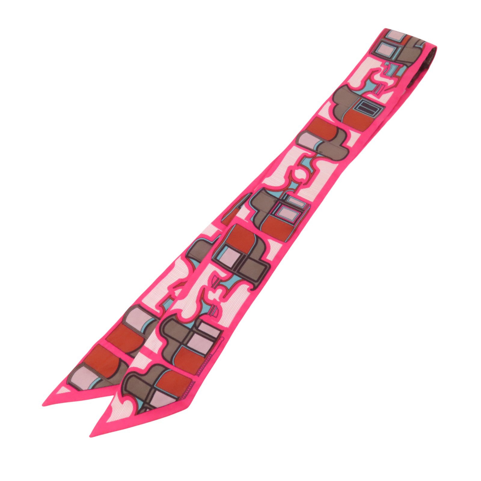 HERMES 絲質Twilly Scarf絲巾