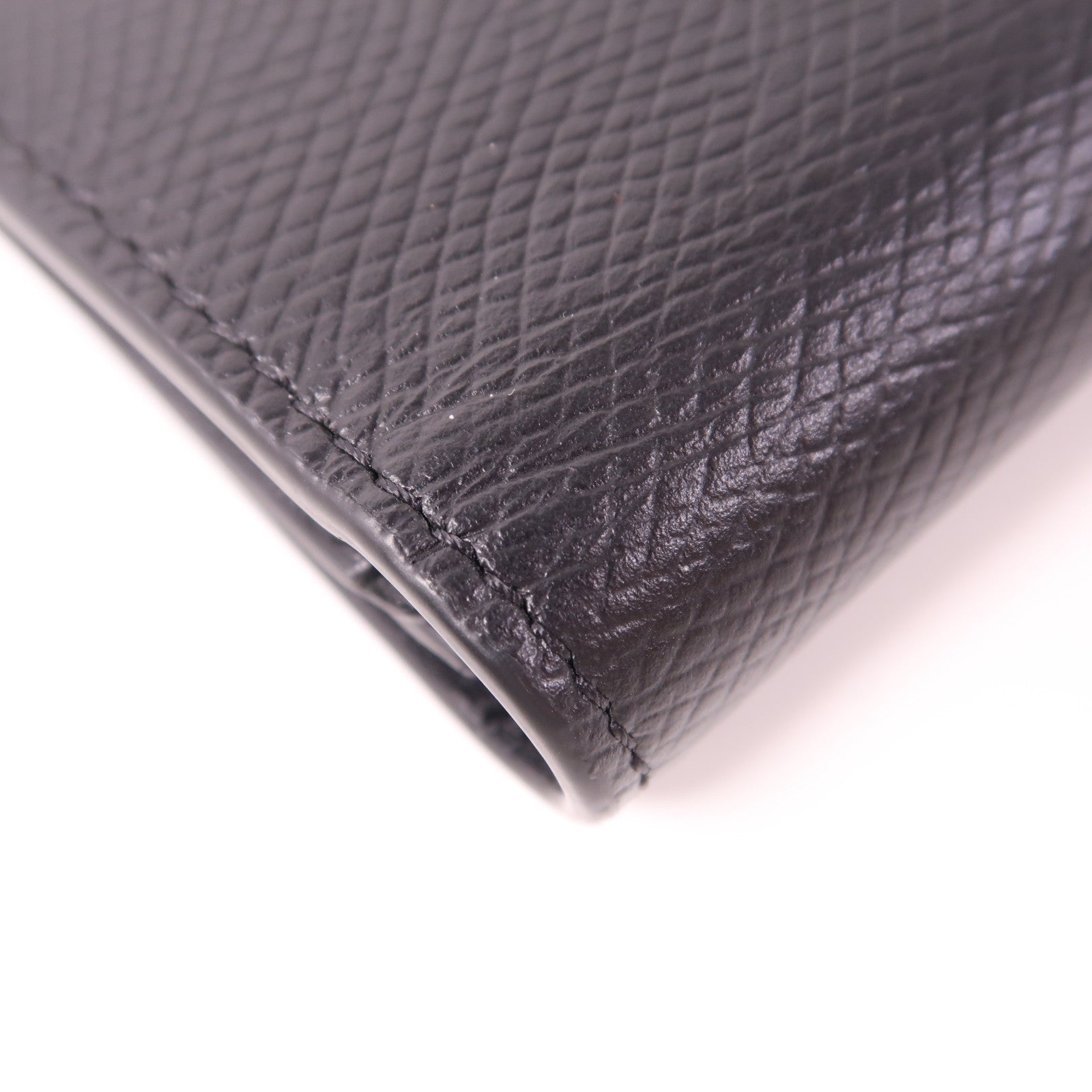 CELINE 牛皮皮革Strap Large Wallet金扣長錢包