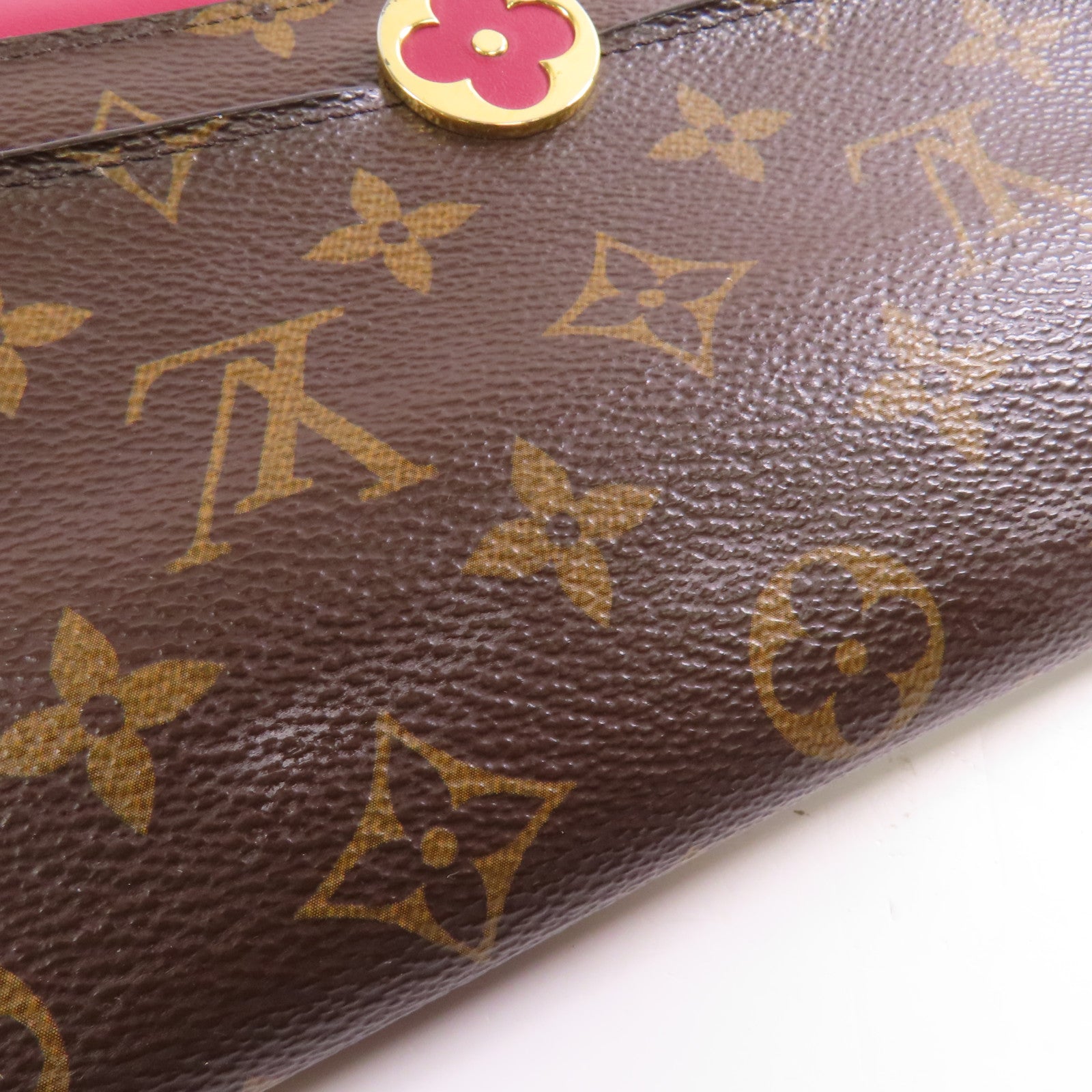 LOUIS VUITTON LV GHW Portefeuille Flore Chain Shoulder Bag M69578 Monogram Brown
