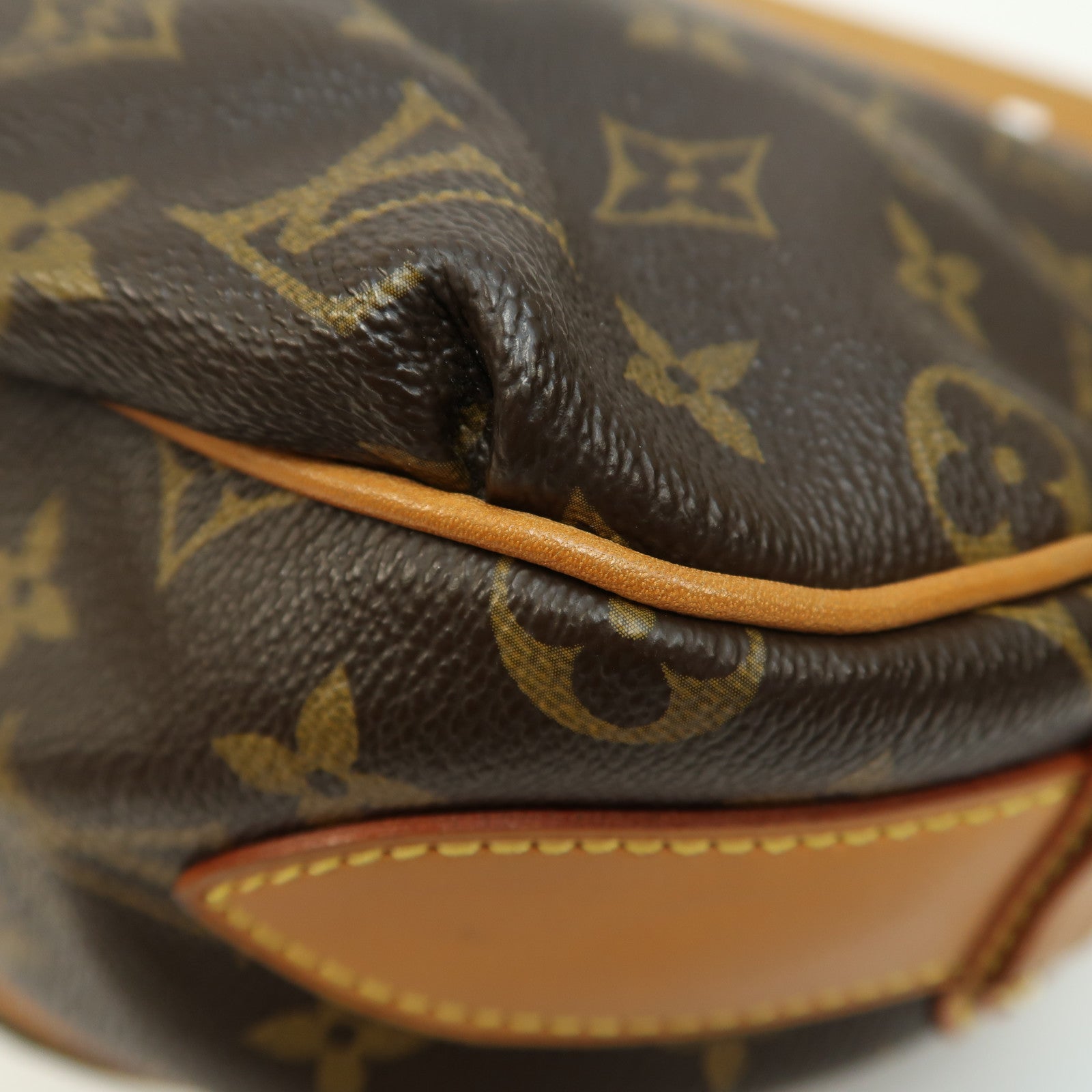 LOUIS VUITTON Monogram Tulum GM金扣肩背袋啡色