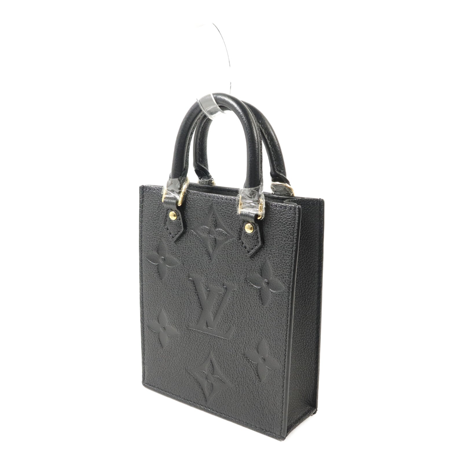 LOUIS VUITTON Monogram Empreinte Petit Sac Plat手挽肩背兩用袋