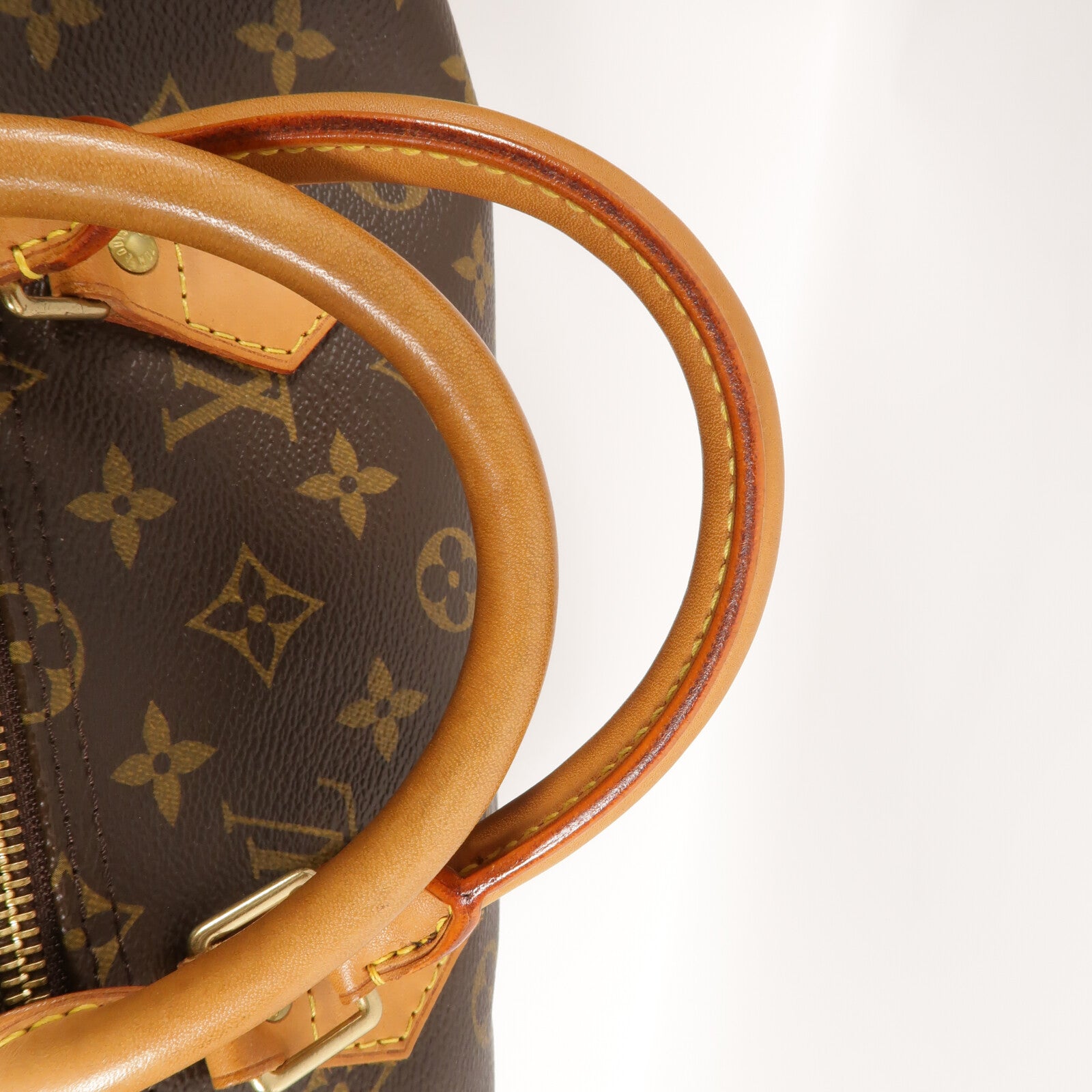 LOUIS VUITTON Monogram Speedy 35金扣手挽袋