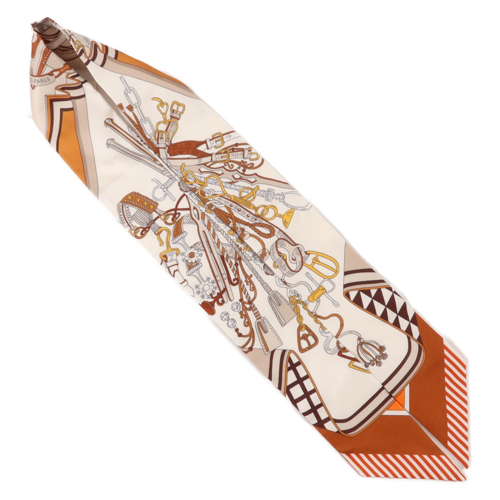 HERMES 絲質Twilly絲巾