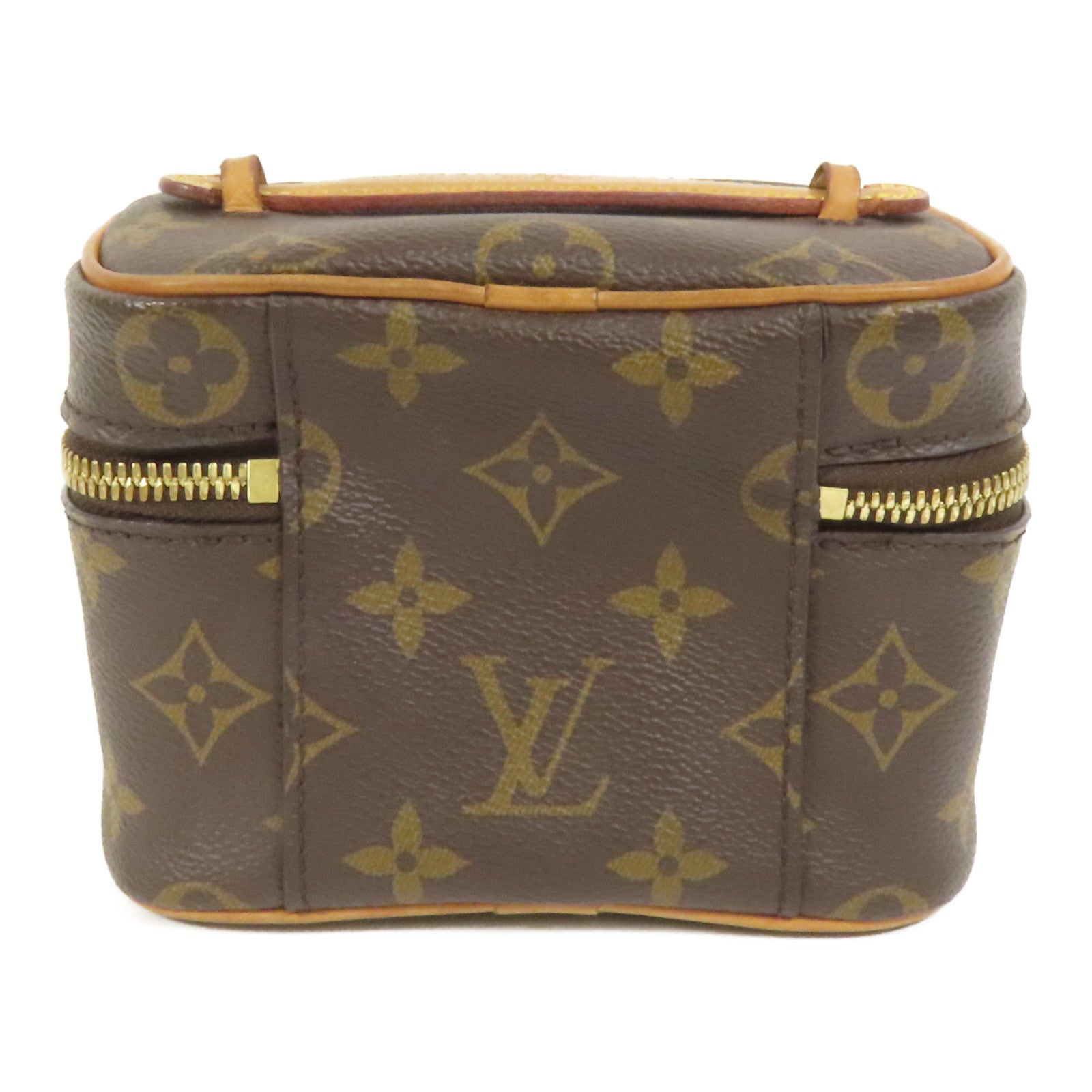 LOUIS VUITTON Monogram Nice Nano金扣化妝袋