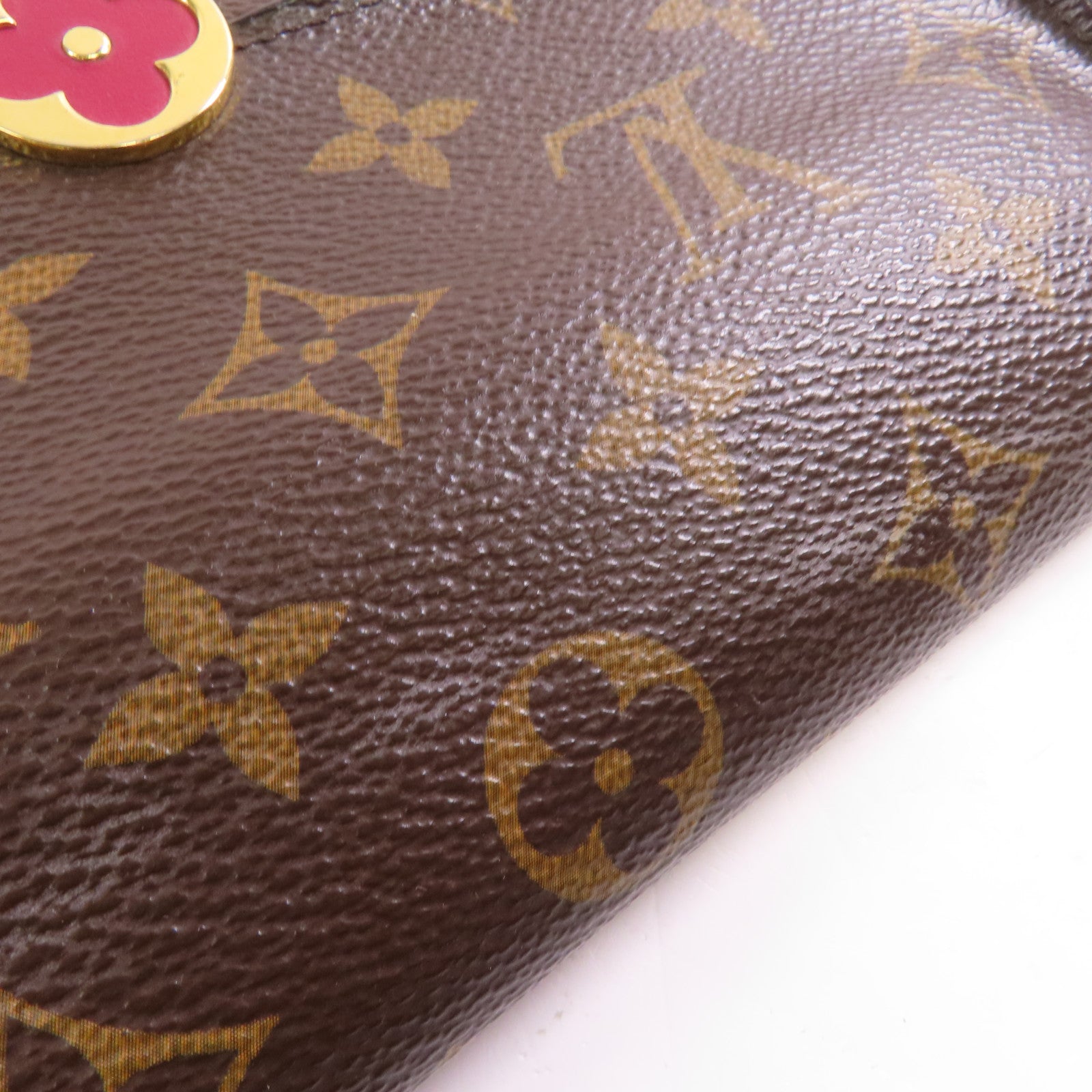 LOUIS VUITTON LV GHW Portefeuille Flore Chain Shoulder Bag M69578 Monogram Brown