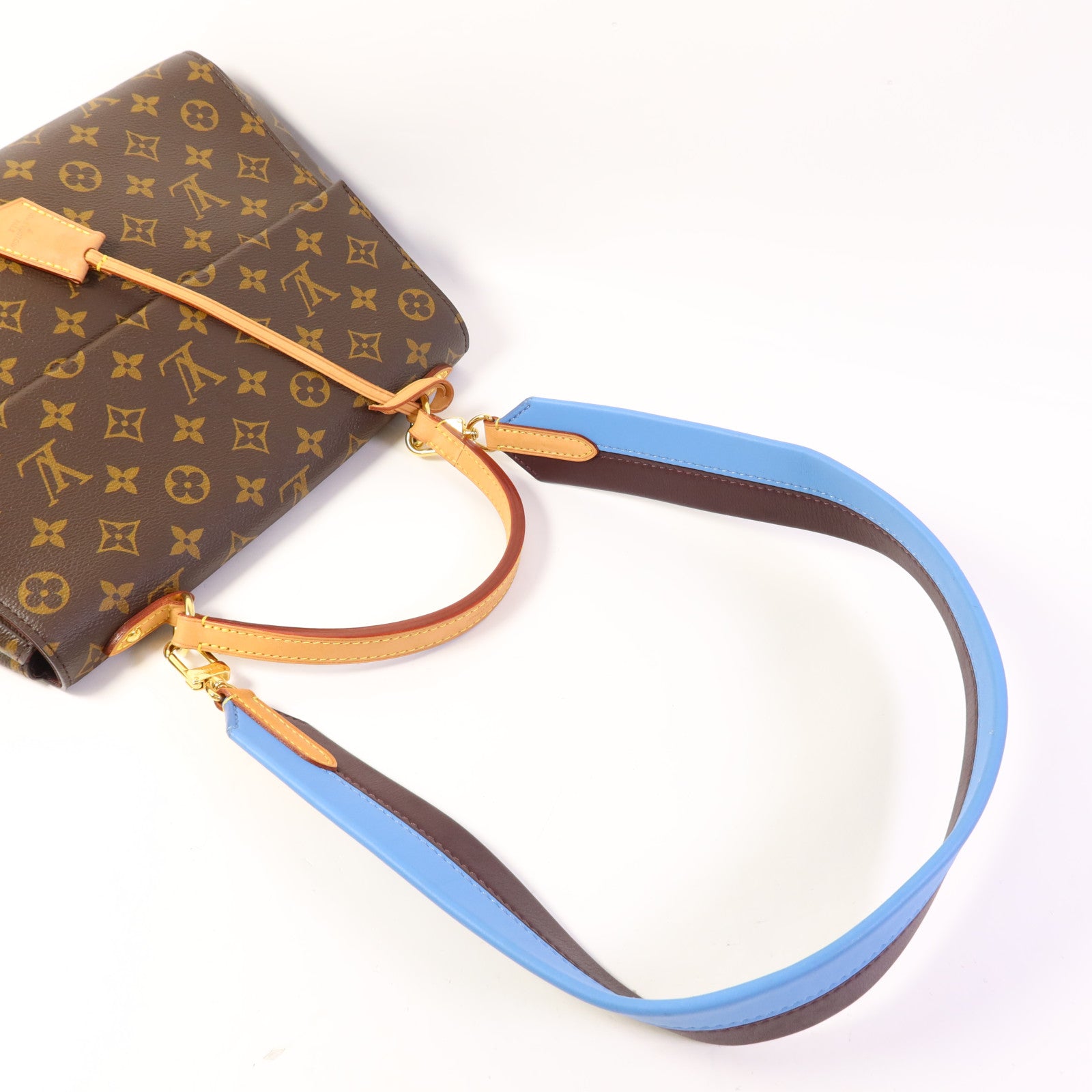 LOUIS VUITTON Monogram Cluny MM金扣手挽肩背兩用袋