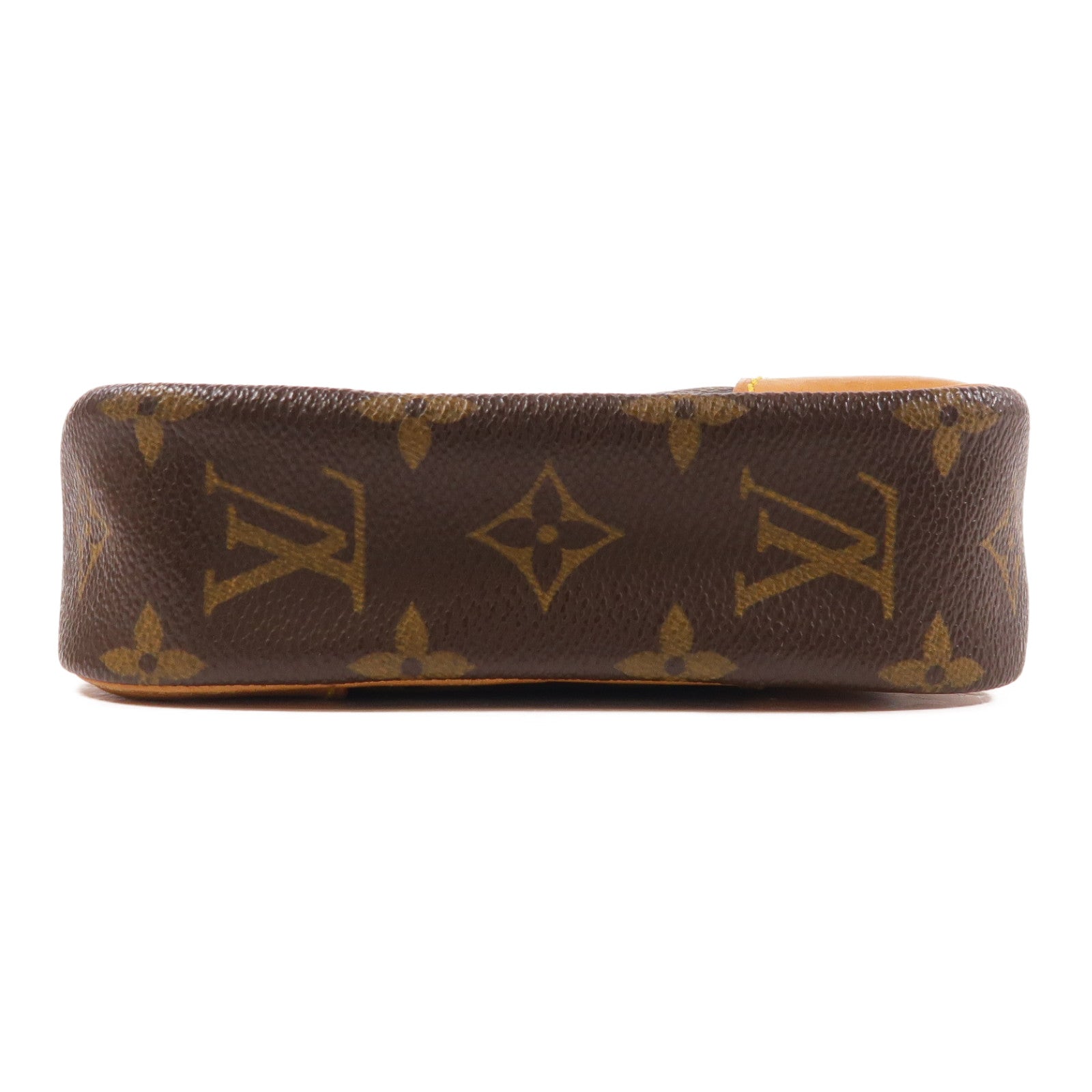 LOUIS VUITTON Monogram Danube金扣肩背袋棕色