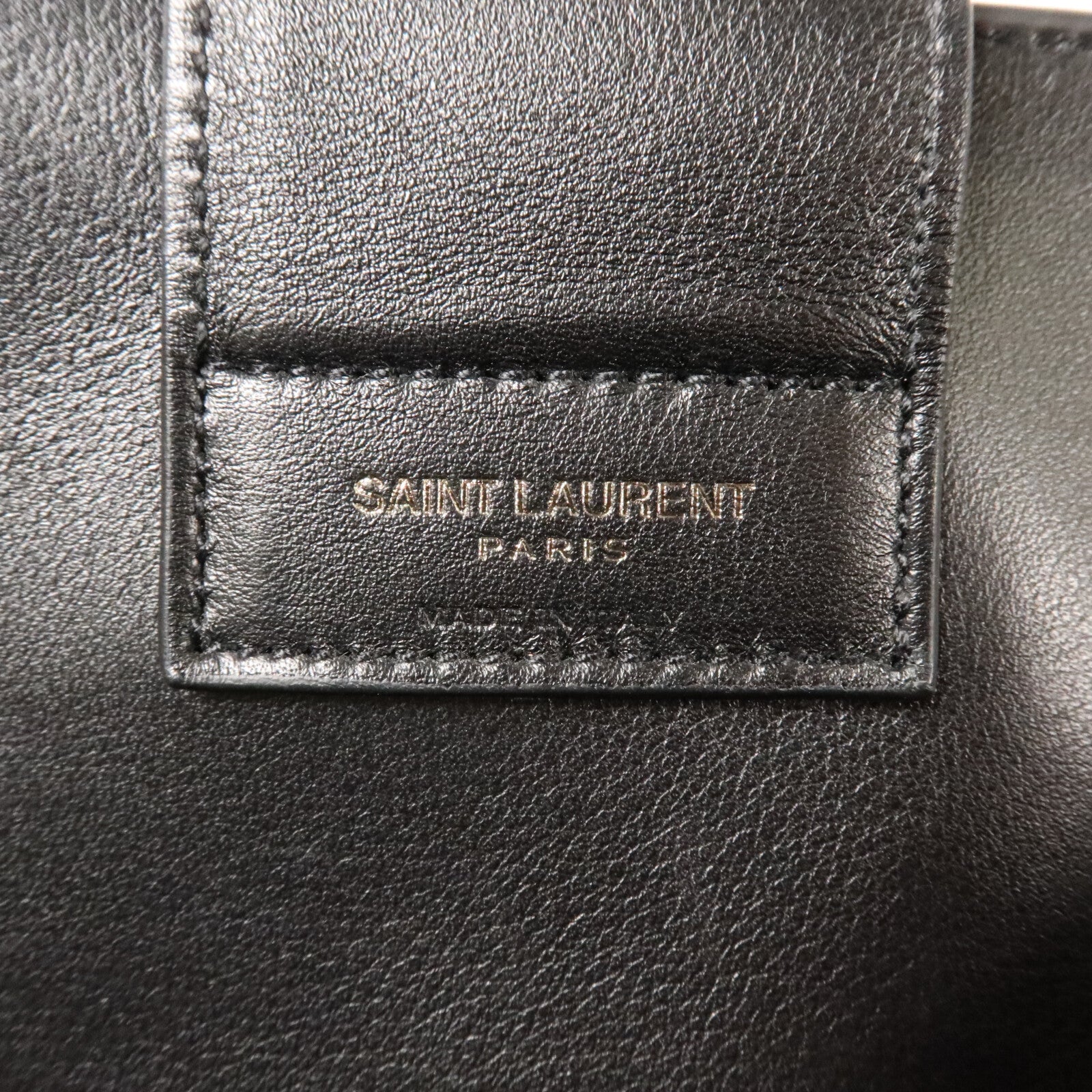 SAINT LAURENT 牛皮皮革Amber Tote手挽肩背兩用袋