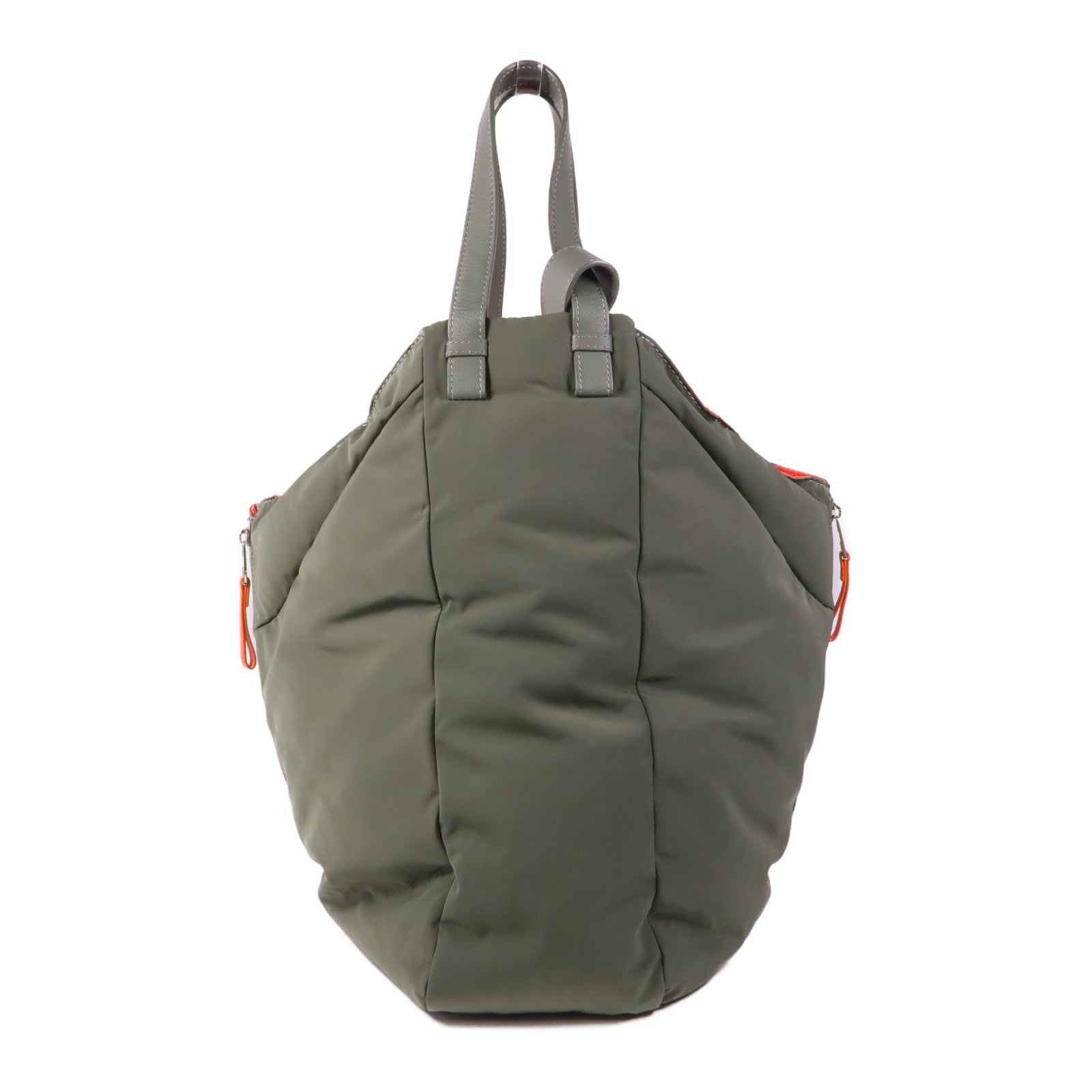 LOEWE 尼龍Hammock Reversible銀扣手挽肩背兩用袋