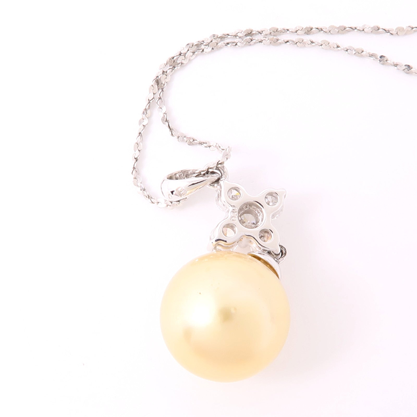 JEWELRY 18K白金Pearl/Diamond Necklace珍珠/鑽石項鍊