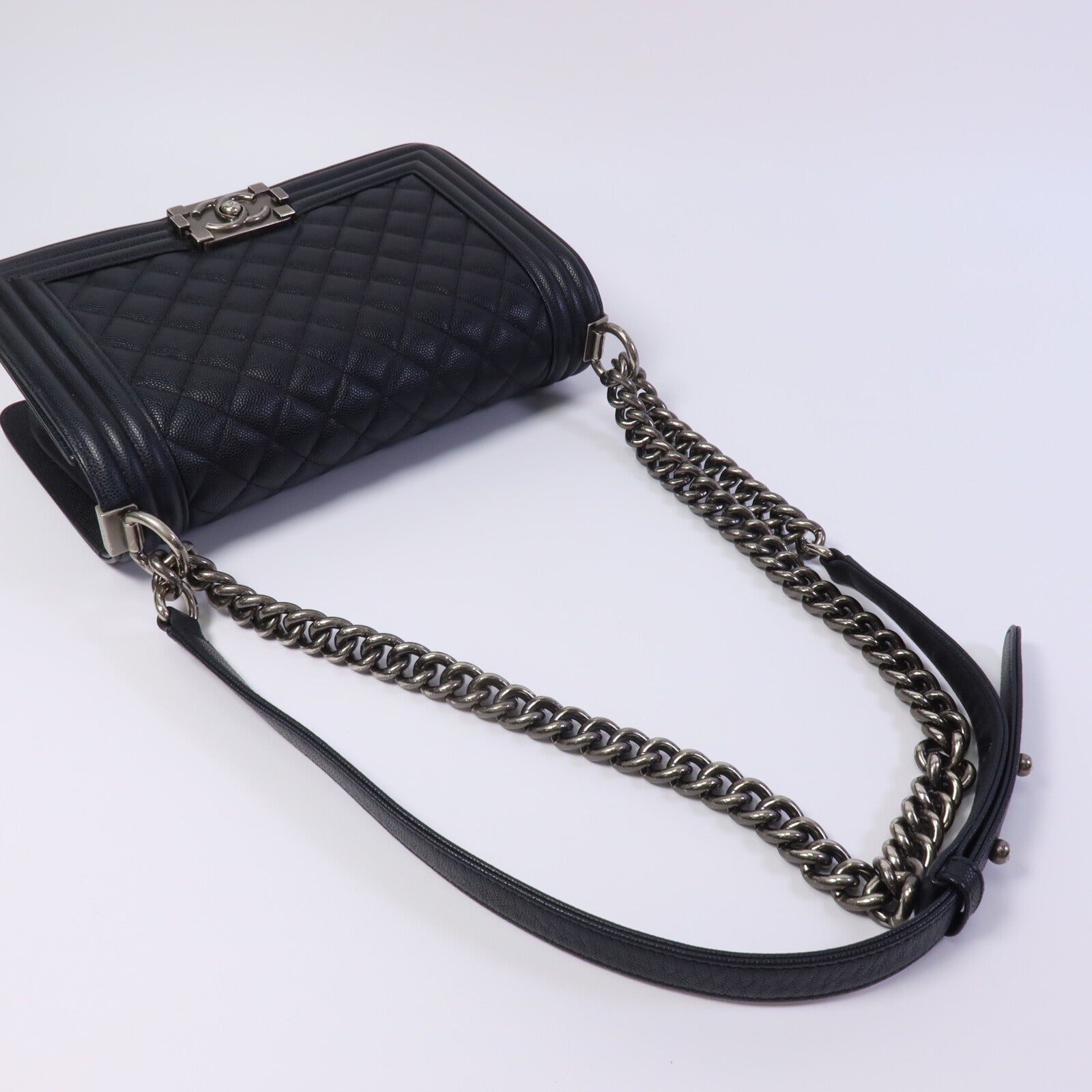 CHANEL 牛皮皮革Classic 25鏈帶肩背袋