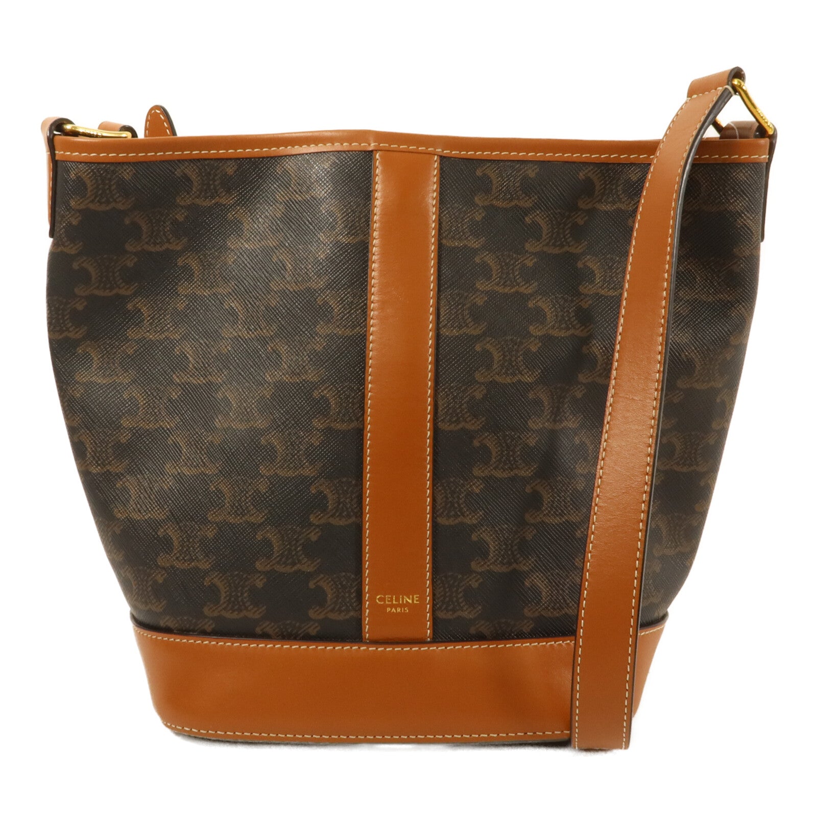 CELINE 塗層帆布Bucket Small肩背袋