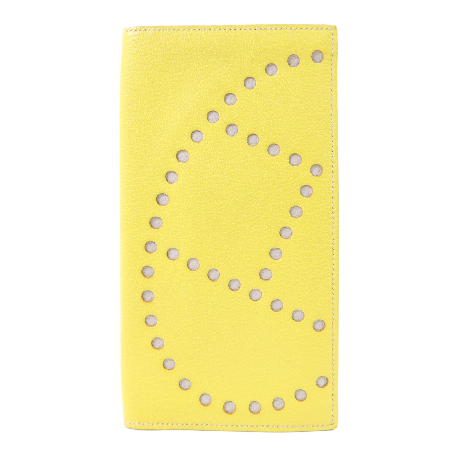HERMES Swift皮革Evelyne Long Wallet長錢包Lime