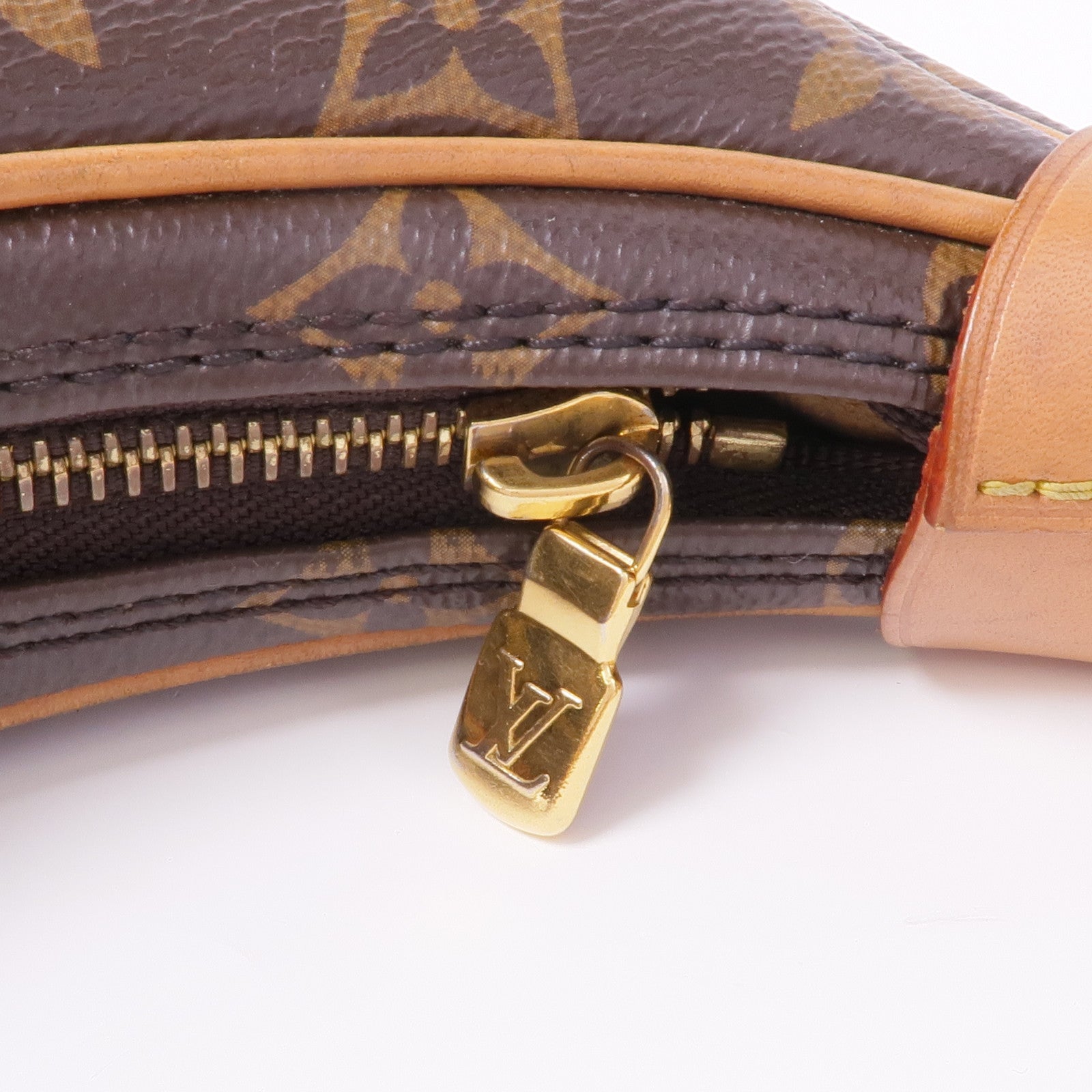 LOUIS VUITTON Monogram Loop金扣肩背袋棕色