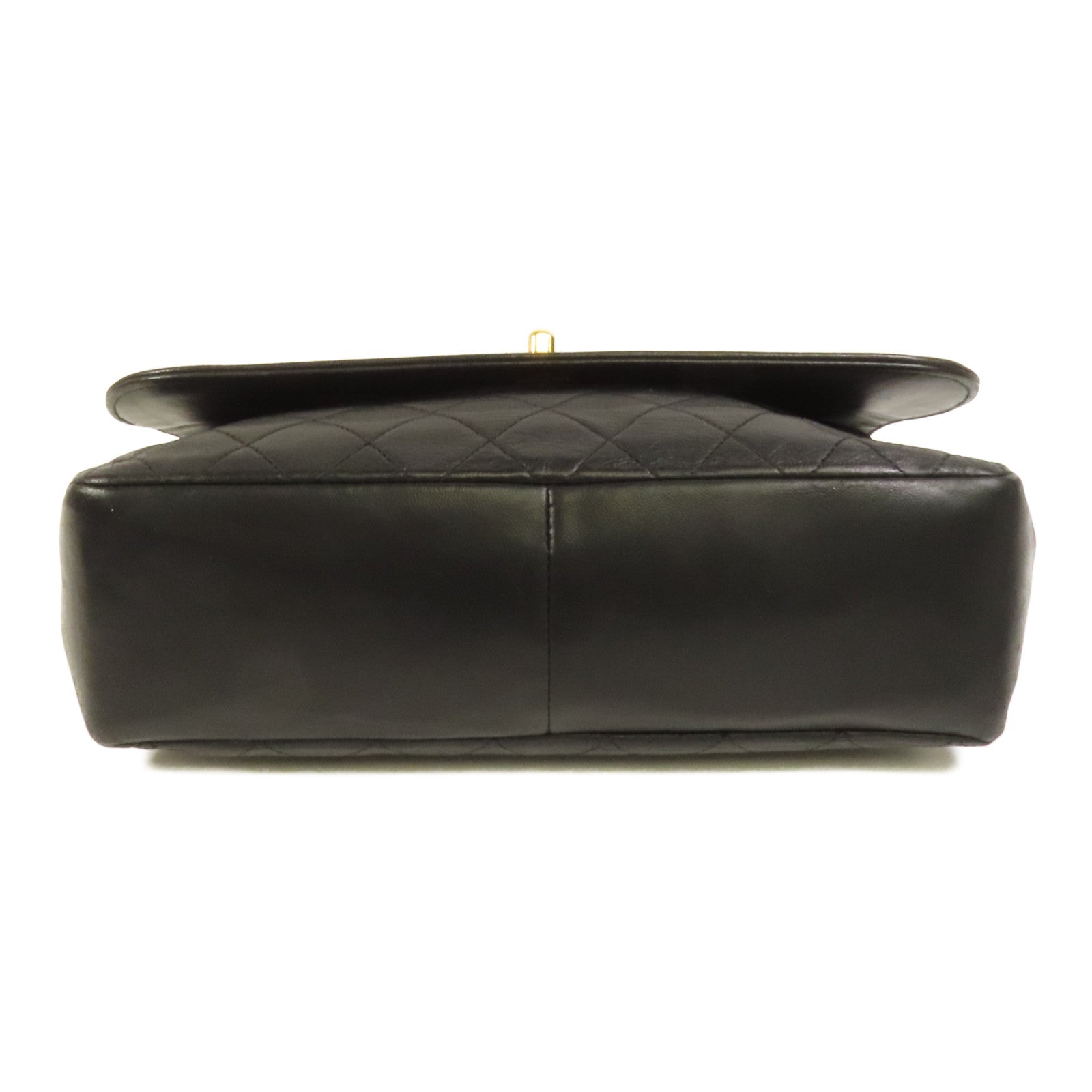 CHANEL 羊皮皮革Vintage Chain Shoulder金扣肩背袋