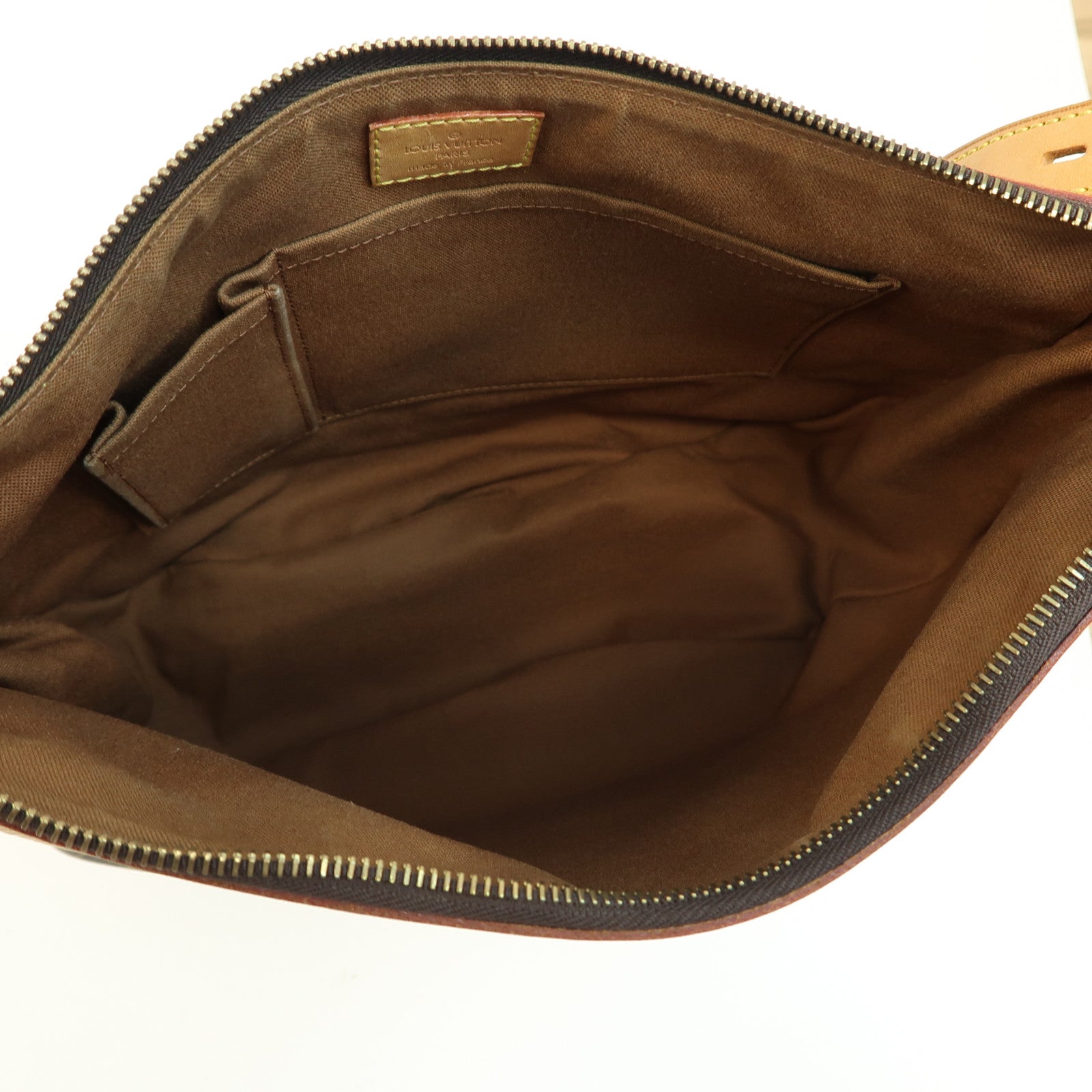 LOUIS VUITTON Monogram Tulum GM金扣肩背袋啡色