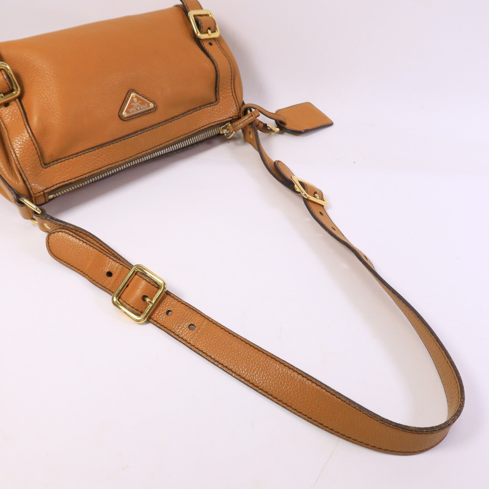 PRADA 牛皮皮革Shoulder Bag肩背袋