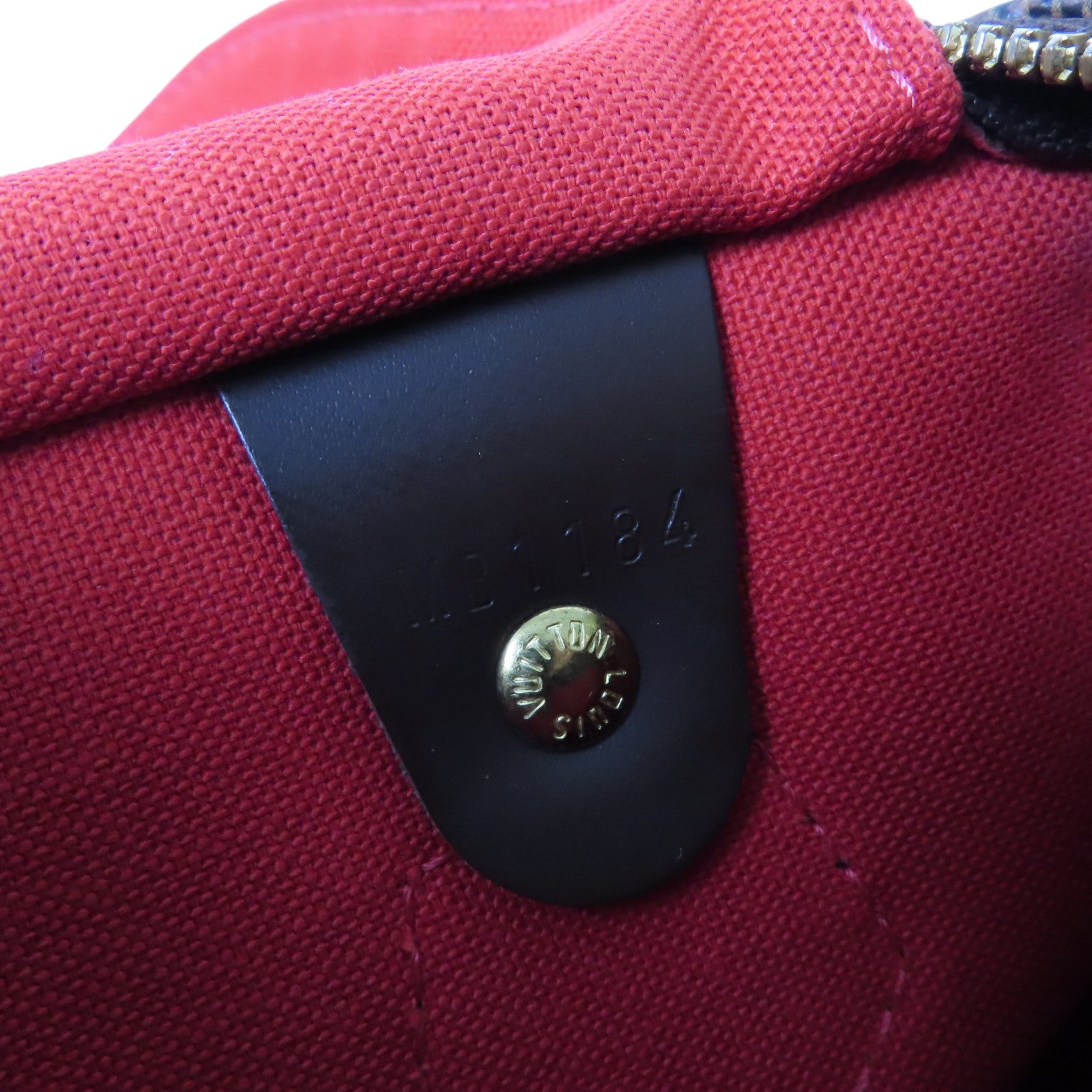 LOUIS VUITTON Damier Ebene Speedy 30金扣手挽肩背兩用袋