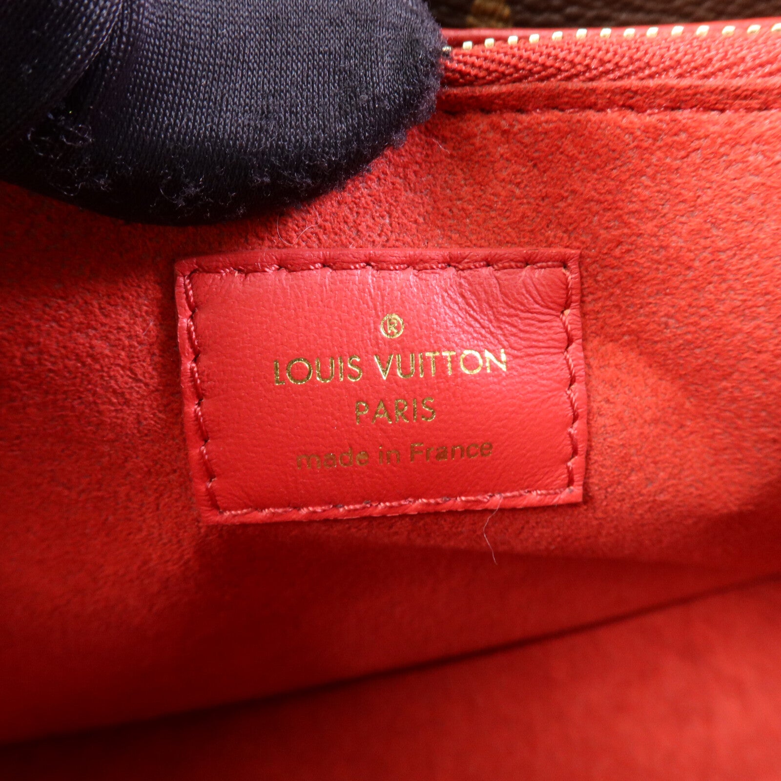LOUIS VUITTON Monogram Double V金扣手挽肩背兩用袋