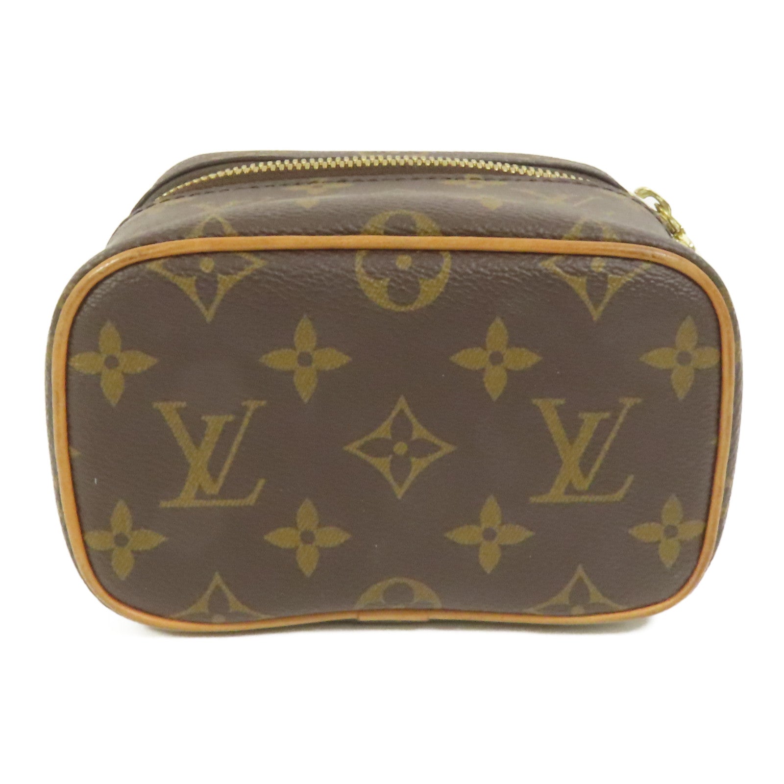 LOUIS VUITTON Monogram Nice Nano金扣化妝袋