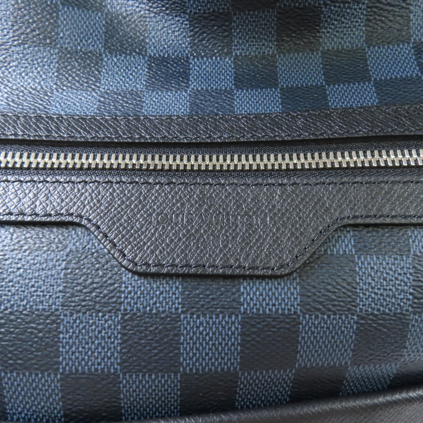 LOUIS VUITTON Damier Cobalt Matchpoint Backpack銀扣背包