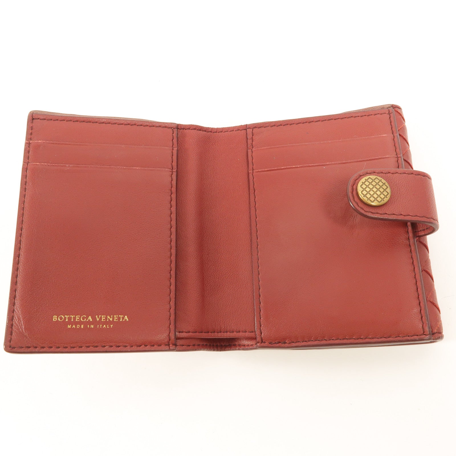 BOTTEGA VENETA 牛皮皮革Bifold Wallet錢包